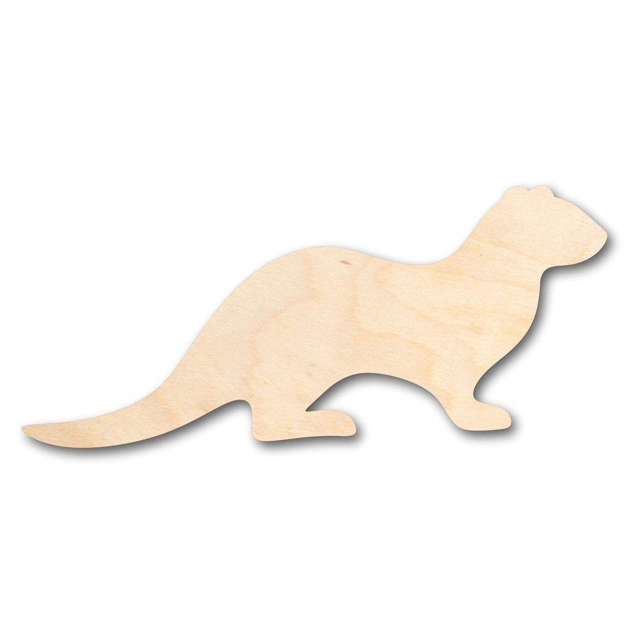 DIY Unfinished Baltic Birch Wood Otter Shapes up to 24 Inches