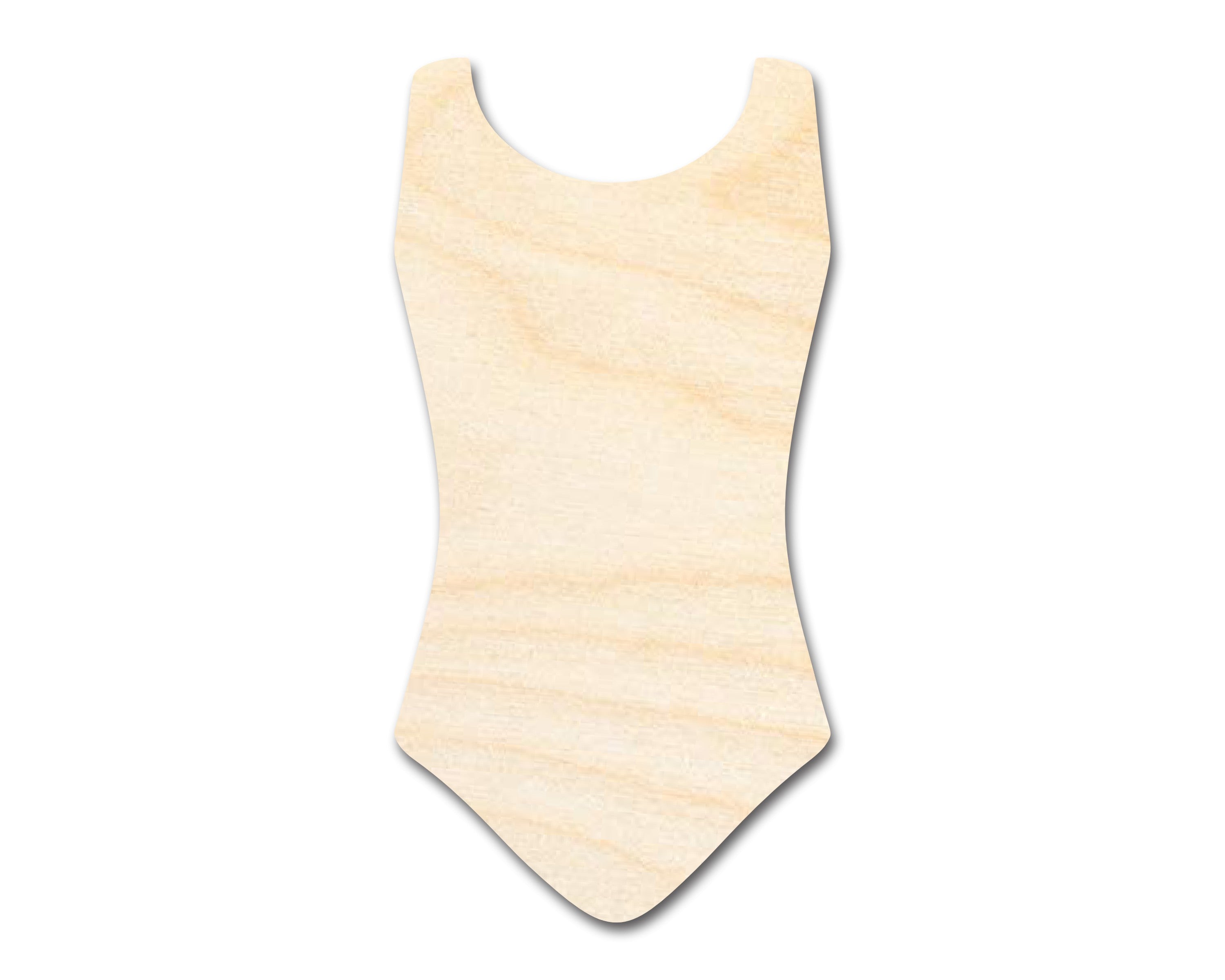 DIY Unfinished Baltic Birch Wood Swimsuit Shape Cutout up to 46 Inches
