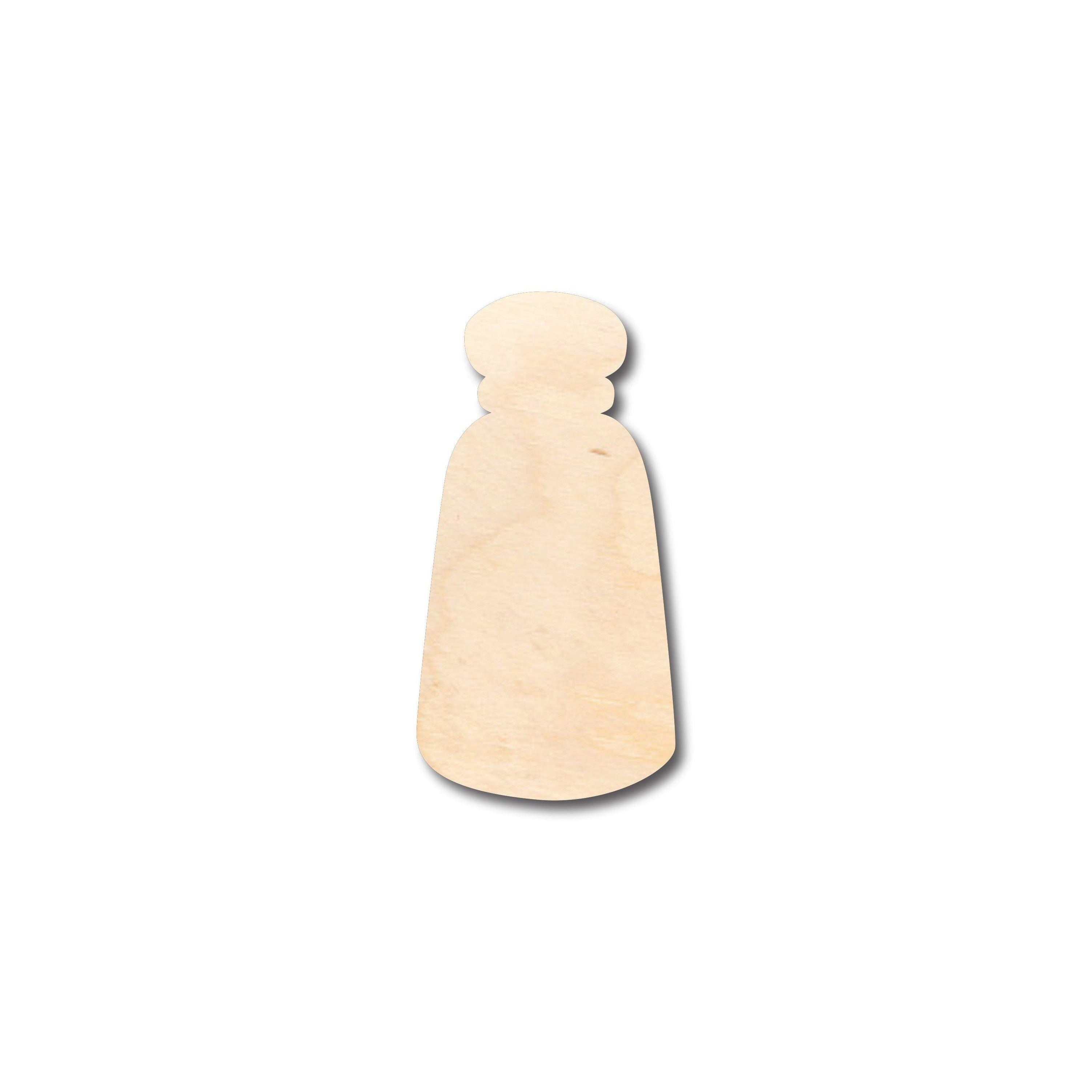 Unfinished Wood Salt and Pepper Shaker - Craft Supplies for Up to 46 DIY Projects