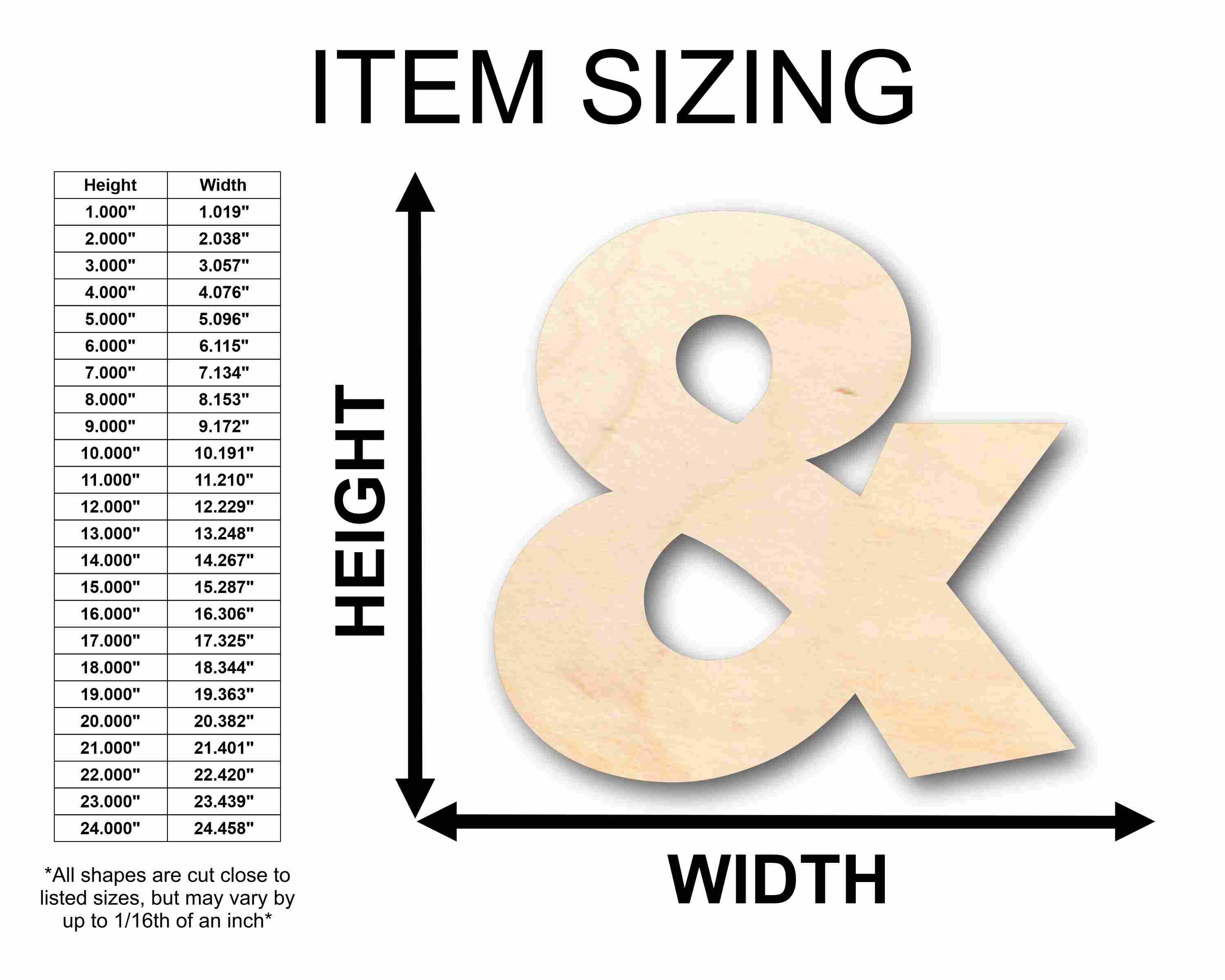 Unfinished DIY Wood Block Symbols for Crafting - Up to 46 Pieces for Your Creative Projects