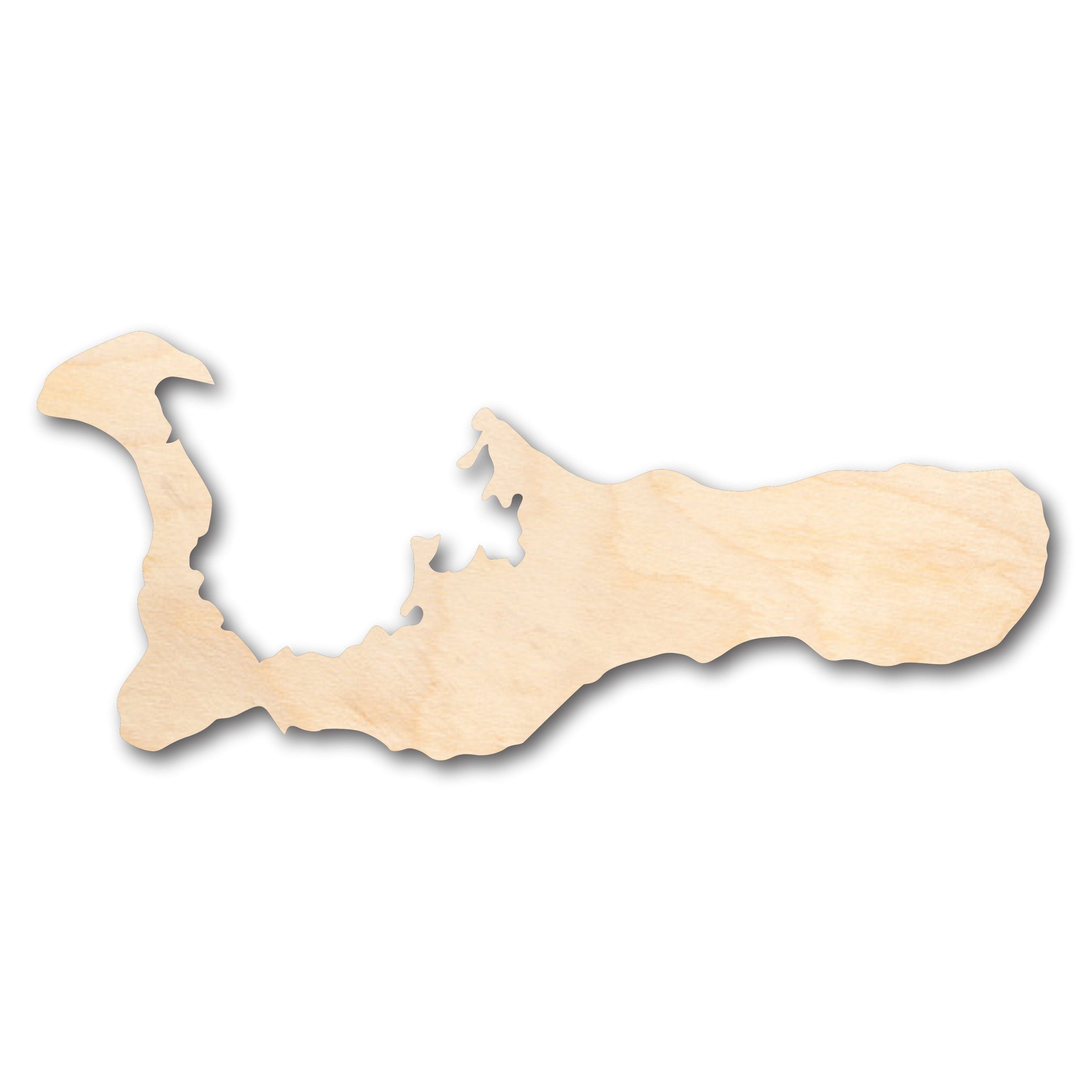 DIY Unfinished Baltic Birch Wood in Grand Cayman Islands Shape - Up to 46 Inches