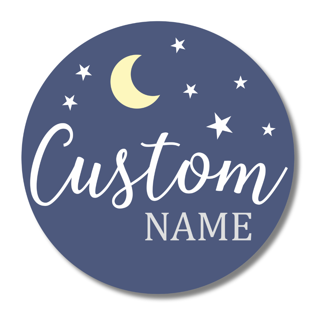 Customizable Unfinished Wood Night Time Door Sign Kit for Personalized Home Decor | 1/4 - Inch Thick Wood Craft Cutouts