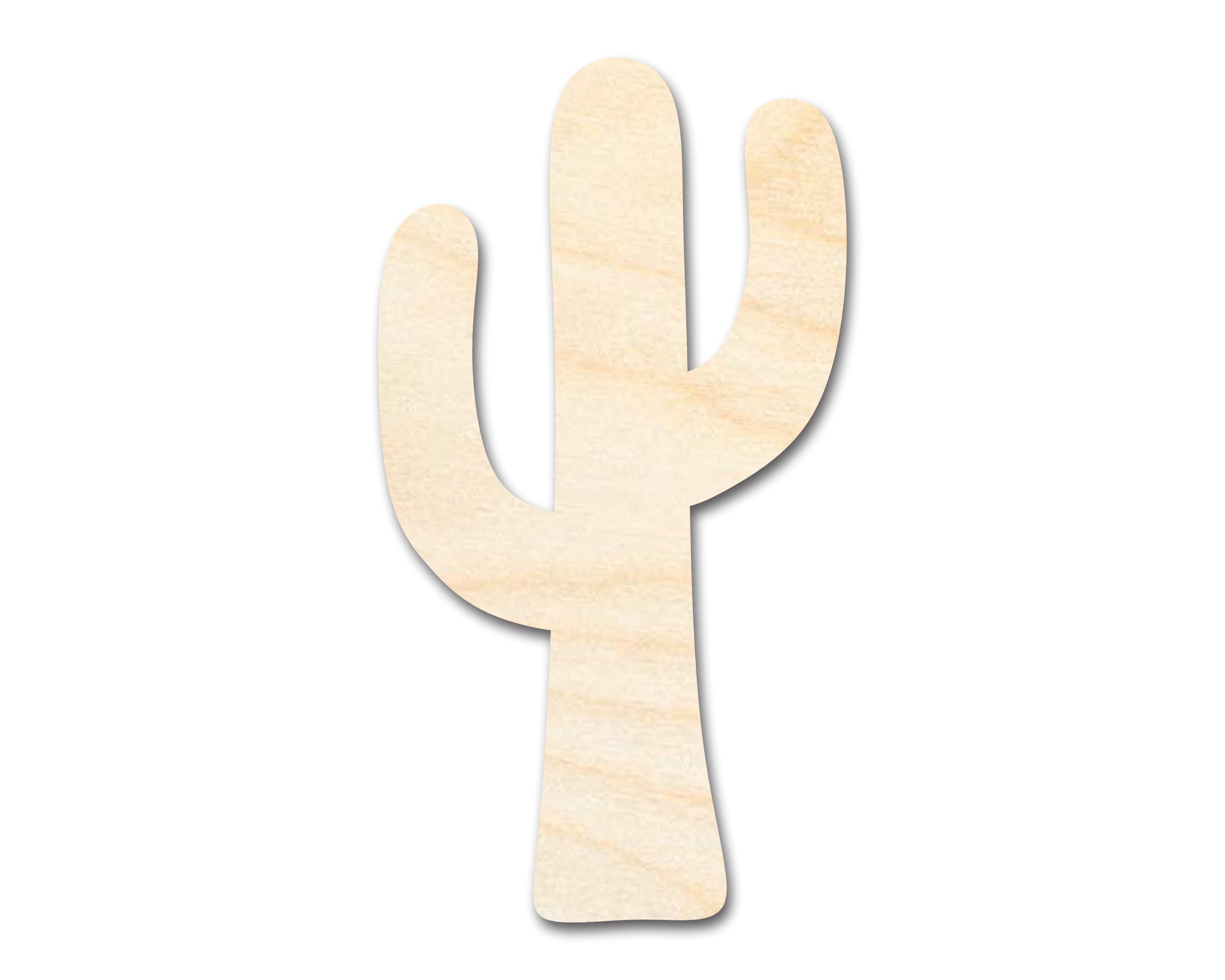 DIY Unfinished Baltic Birch Cactus Shape Cutouts up to 46 Inches