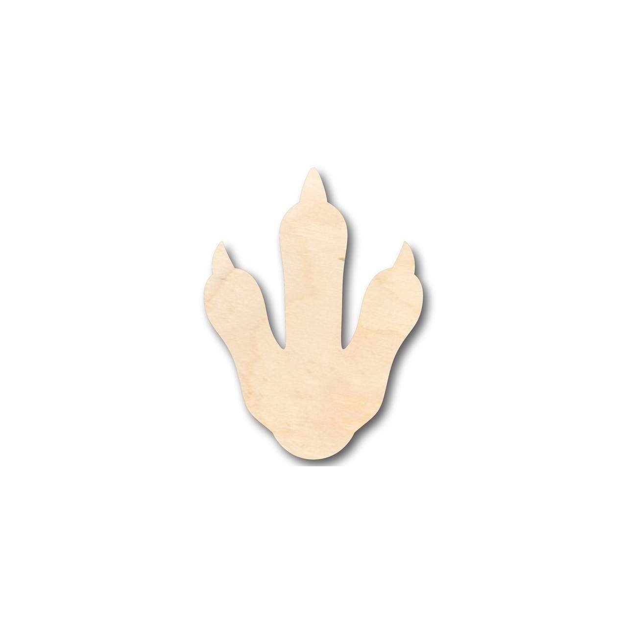 Unfinished Baltic Birch Plywood Penguin Foot Shape Craft Supplies - Ideal for Up to 46 DIY Projects