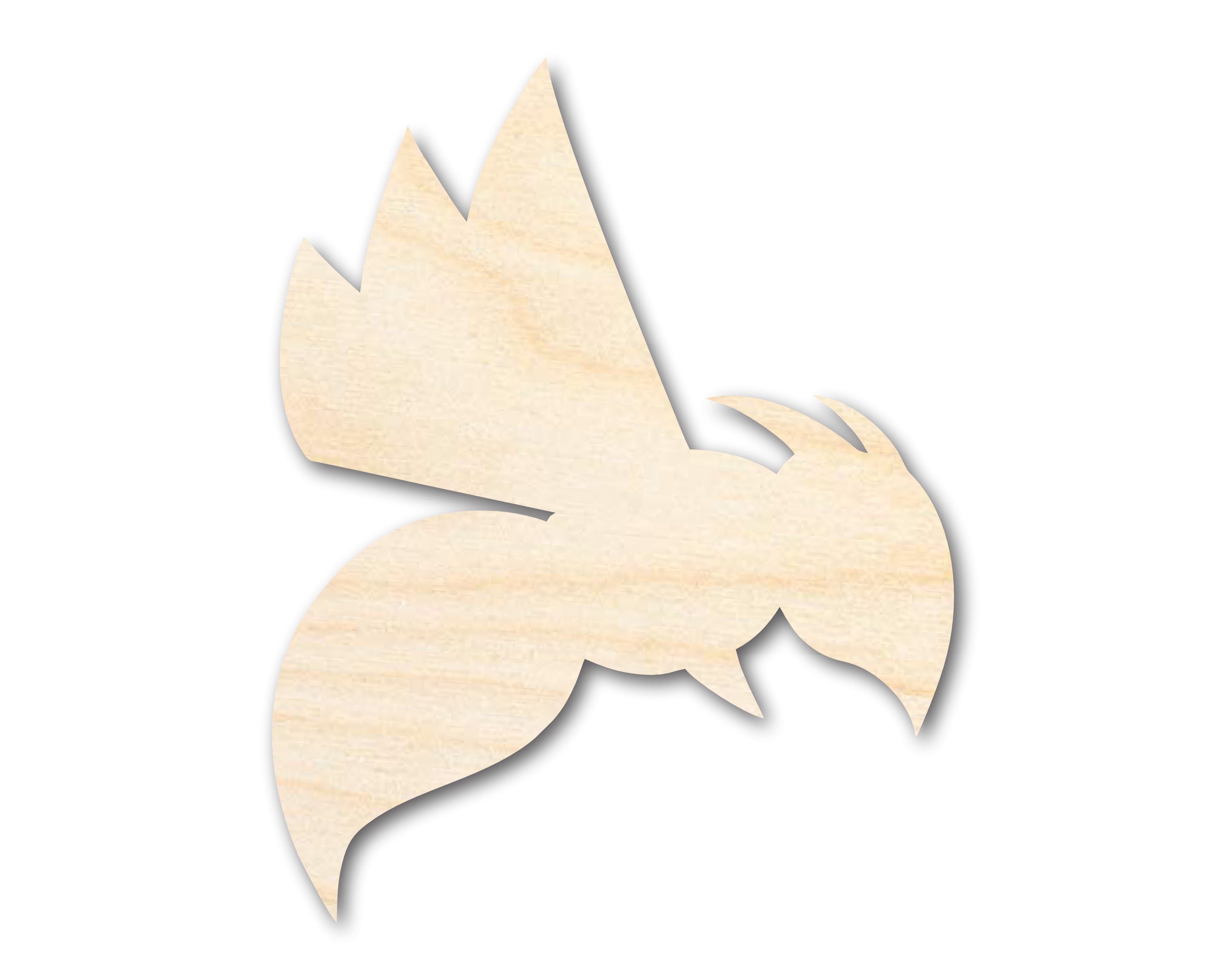 DIY Unfinished Baltic Birch Hornet Mascot Shape Cutout up to 46 Inches