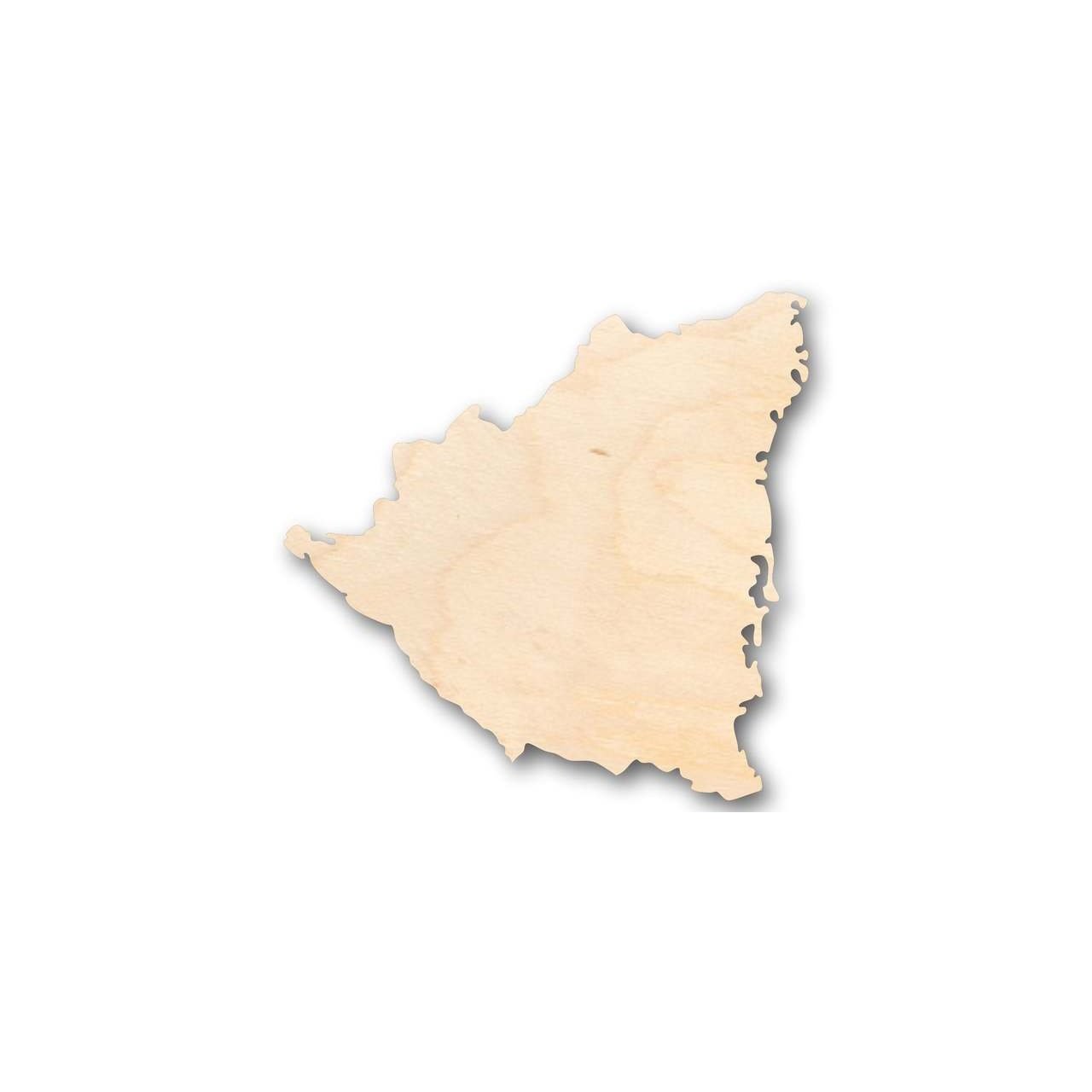 Unfinished Wood Craft in Nicaragua Shape for Up to 46 DIY Projects - Ideal for Handmade Creations