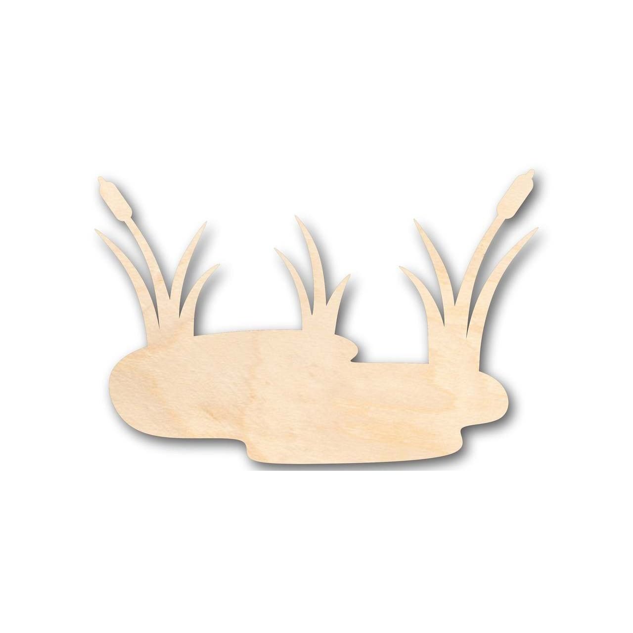 Unfinished Wood Pond - Shaped DIY Nature Crafts for Up to 46 Creative Projects