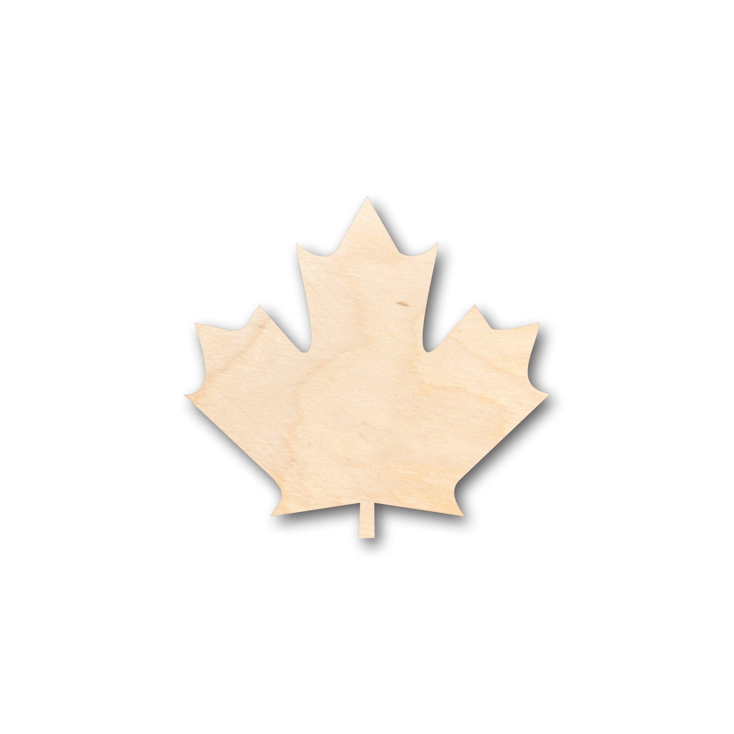 DIY Unfinished Canadian Maple Leaf Shaped Wood Crafts up to 46