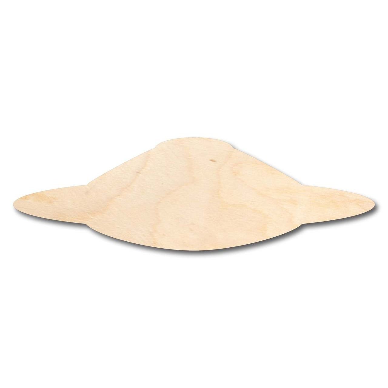 DIY Unfinished Wood Flying Saucer Alien Shape Craft - Up to 46 Inches