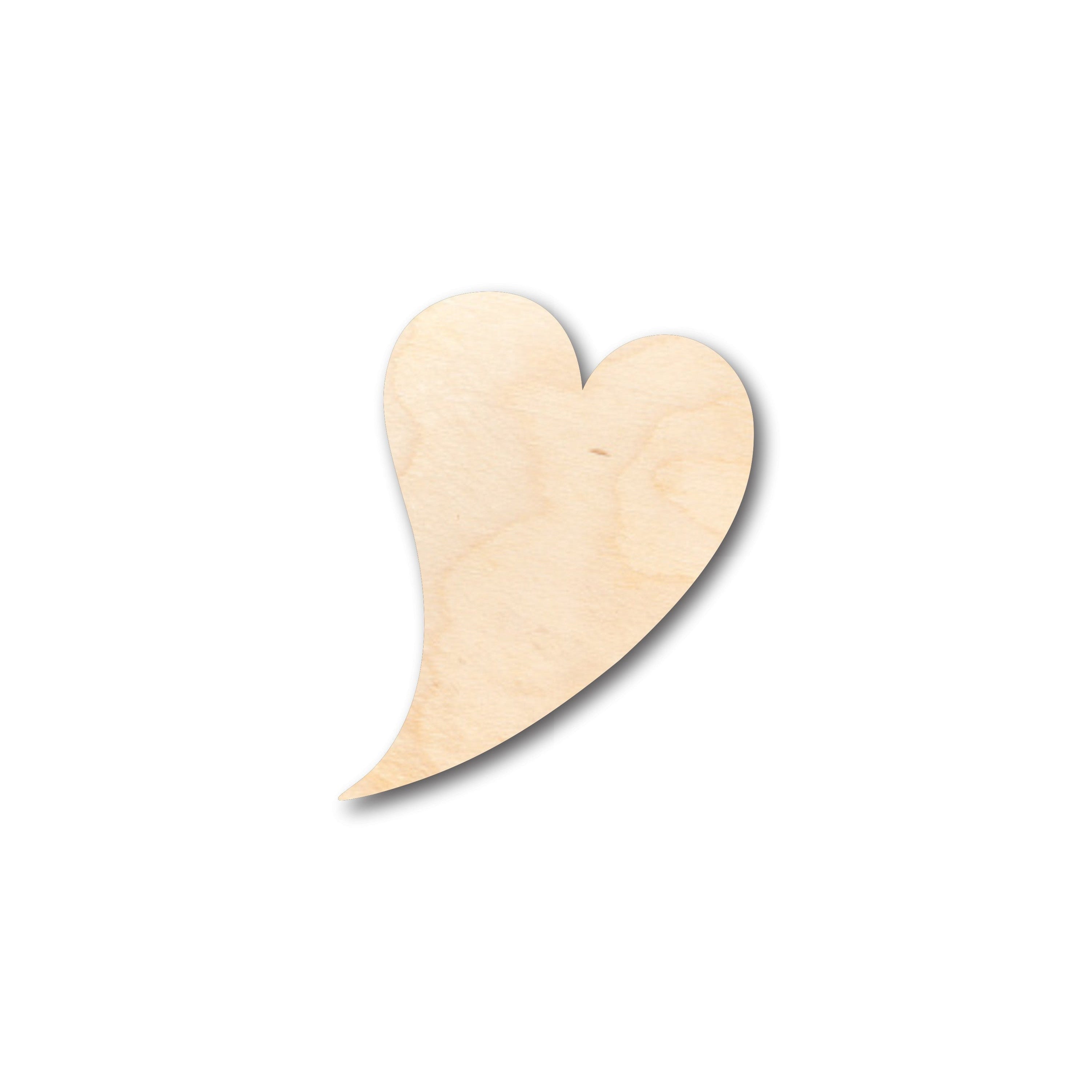 Unfinished Wood Flying Heart Shaped DIY Craft Supplies - Up to 46 Pieces for Creative Projects