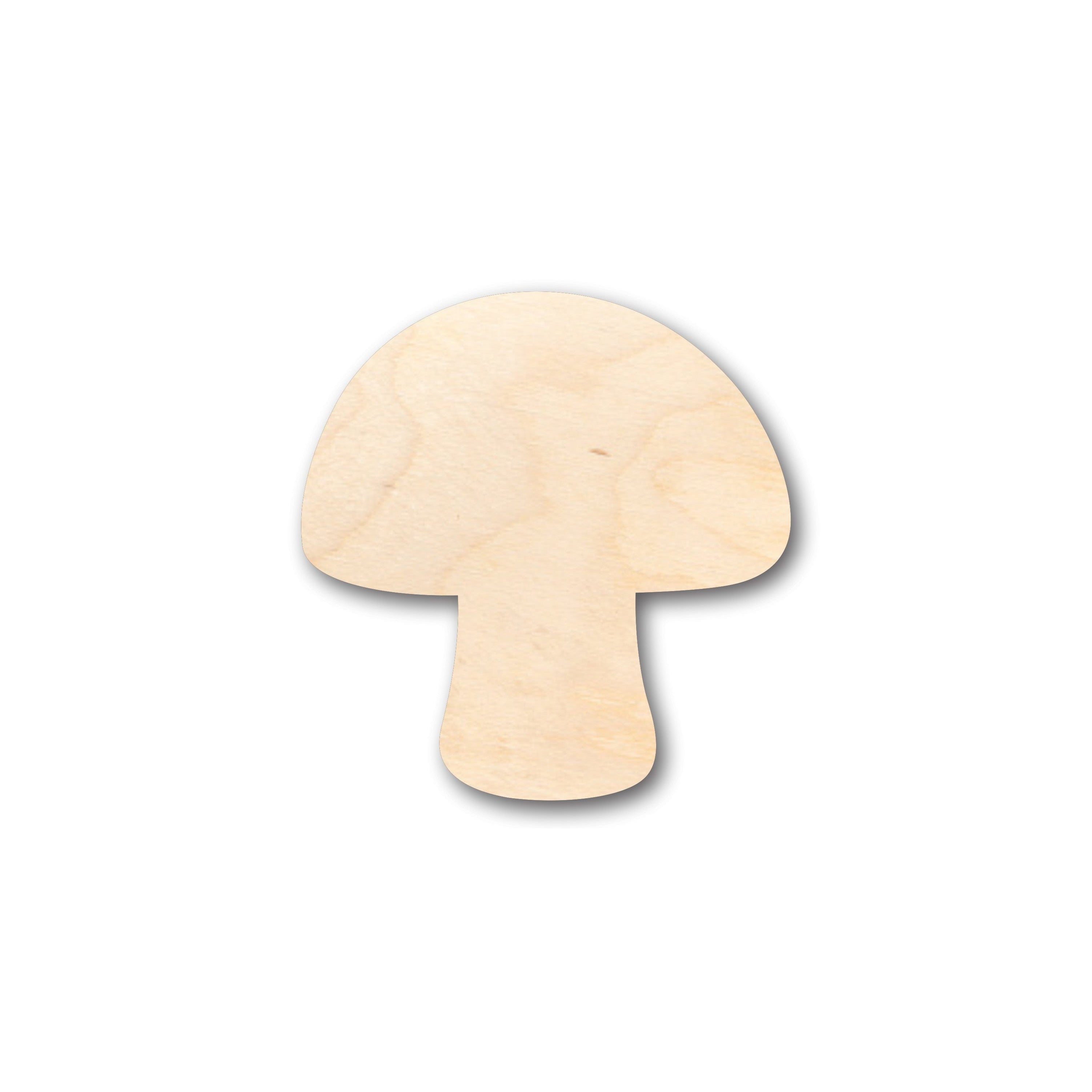 DIY Unfinished Wood Mushroom Shapes - Up to 46 Pieces for Crafts