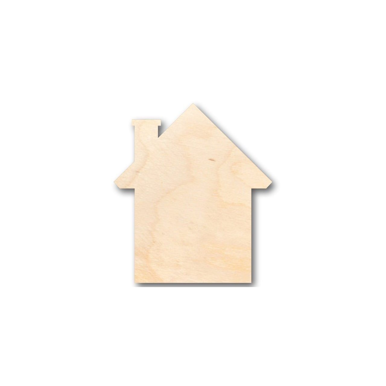 DIY Unfinished Wood House Shapes - Up to 46 Pieces for Crafts