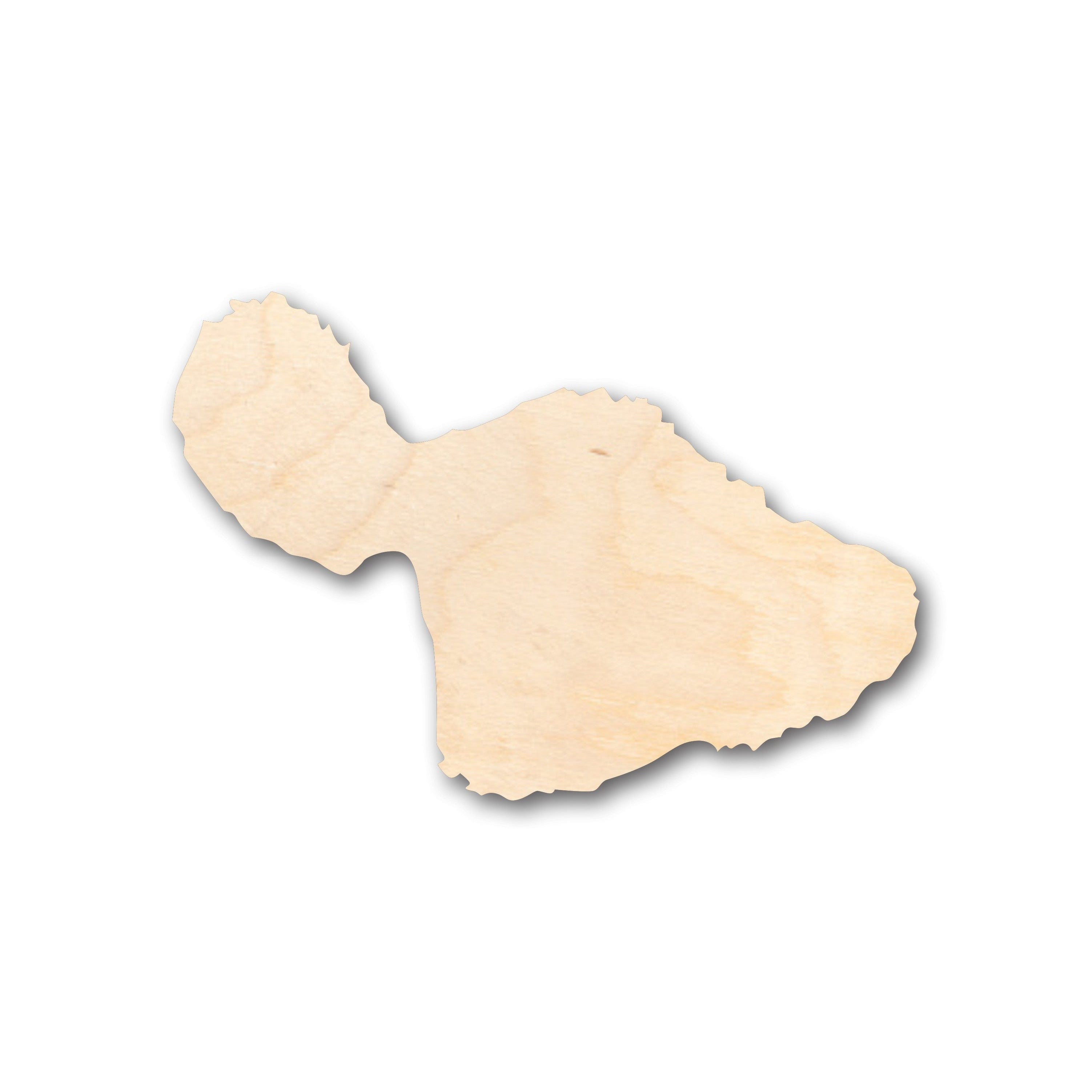 DIY Unfinished Wood Maui Hawaii Island Shape - Up to 46 for Crafts