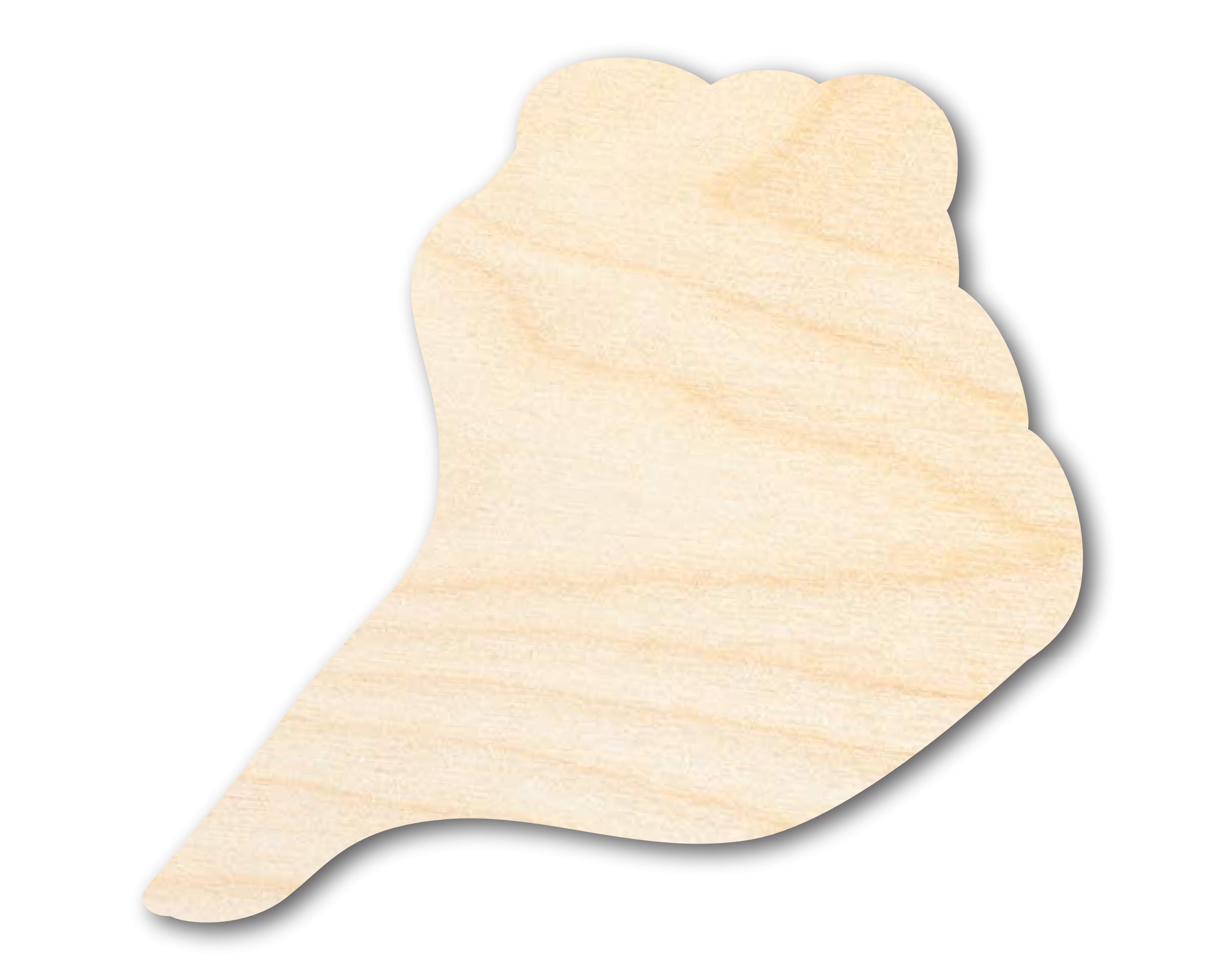 Unfinished Baltic Birch Wood Conch Sea Shell Shape DIY Craft Cutouts for Up to 46 Do - It - Yourself Projects