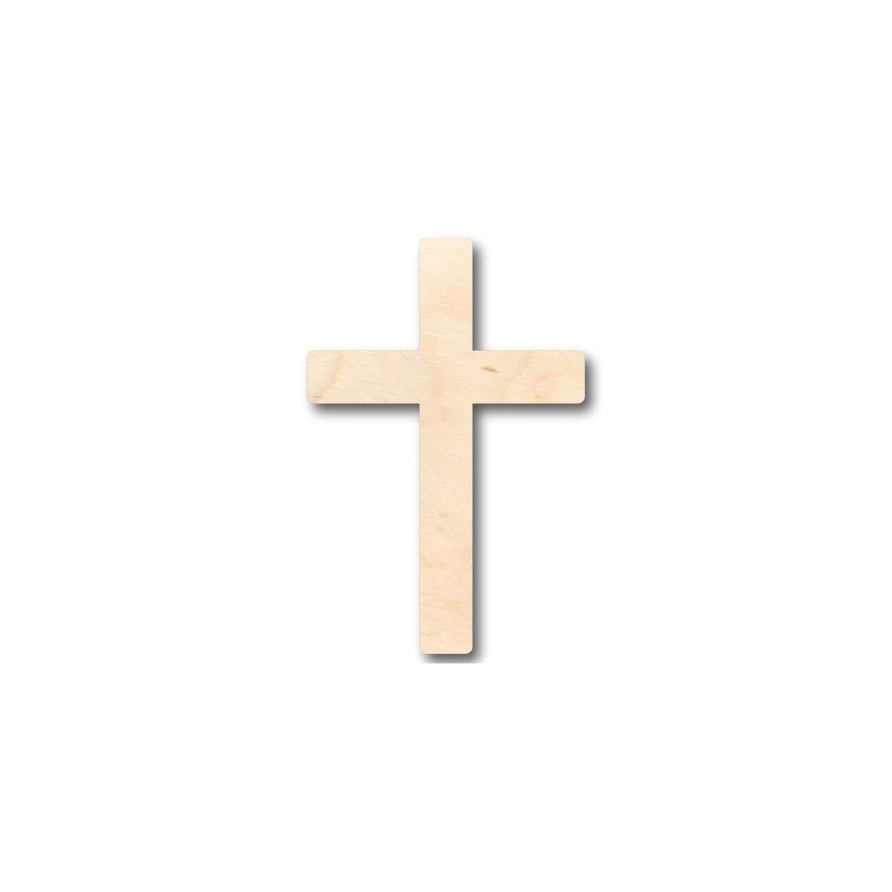 Unfinished DIY Wood Cross Shape for Easter and Christian Crafts - Sizes up to 46 Inches