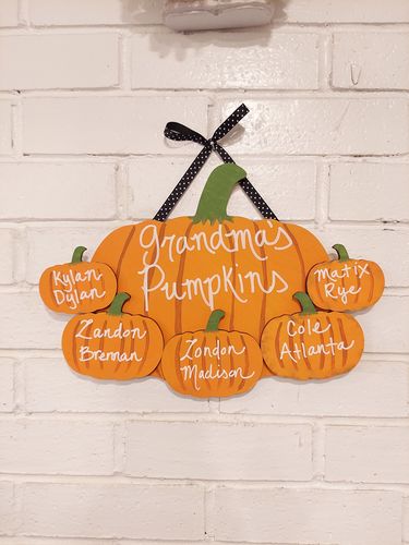DIY Unfinished Wood Pumpkin Shapes for Fall and Halloween, up to 46