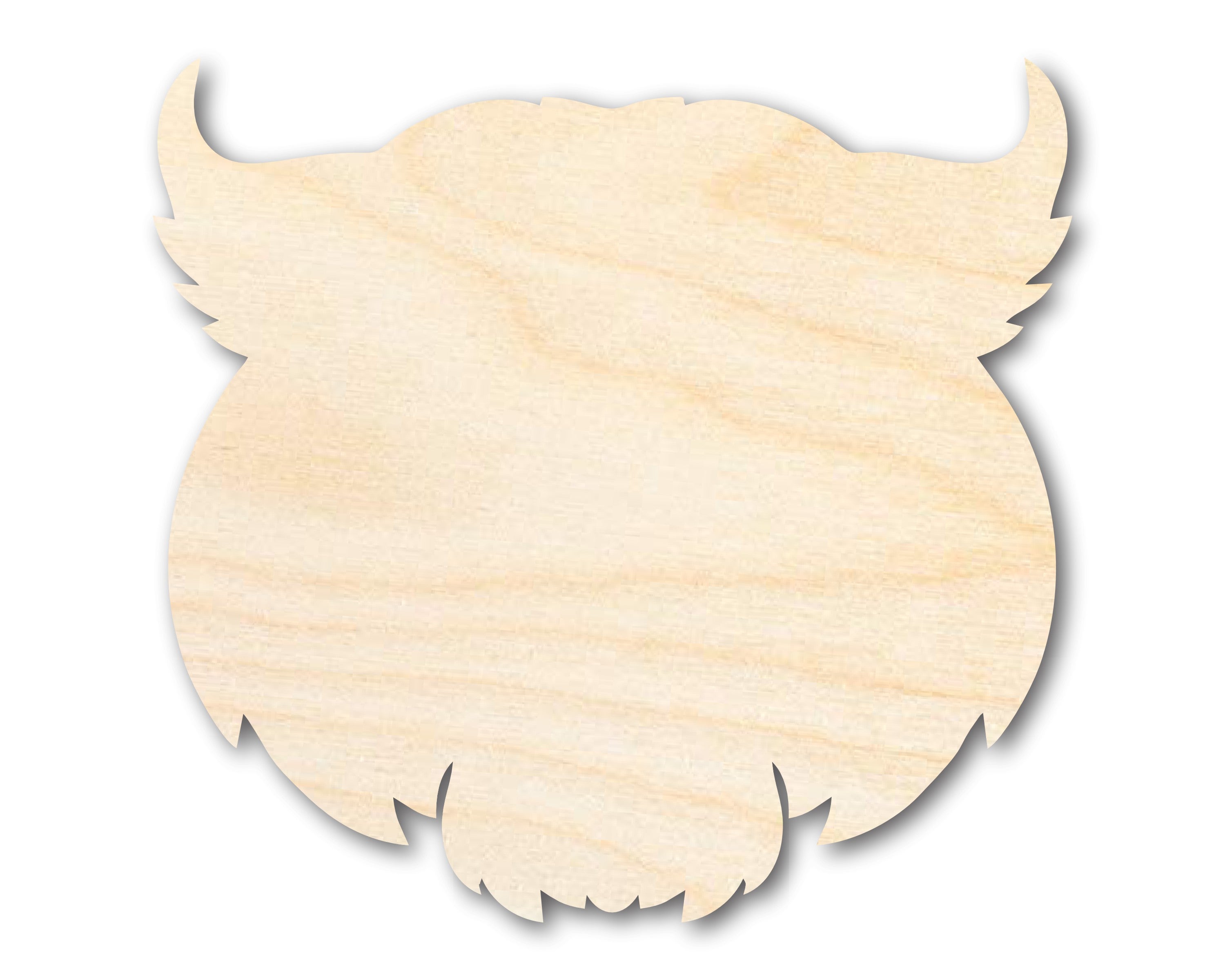 Unfinished Baltic Birch Wood Wildcat Mascot Shape Cutout for DIY Crafts, Sizes Up to 46 Inches