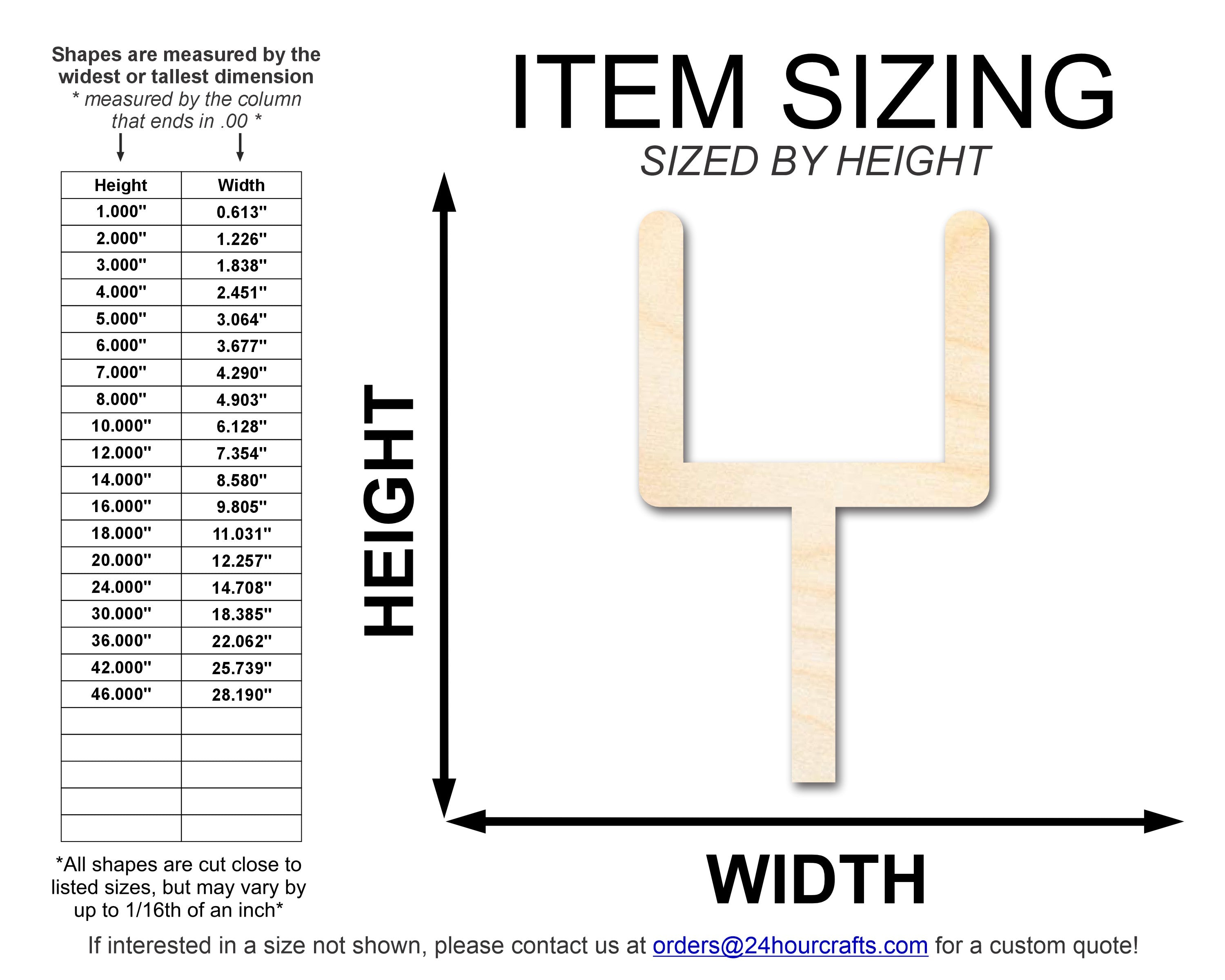 DIY Unfinished Baltic Birch Football Field Goal Shape Cutout up to 46 Inches