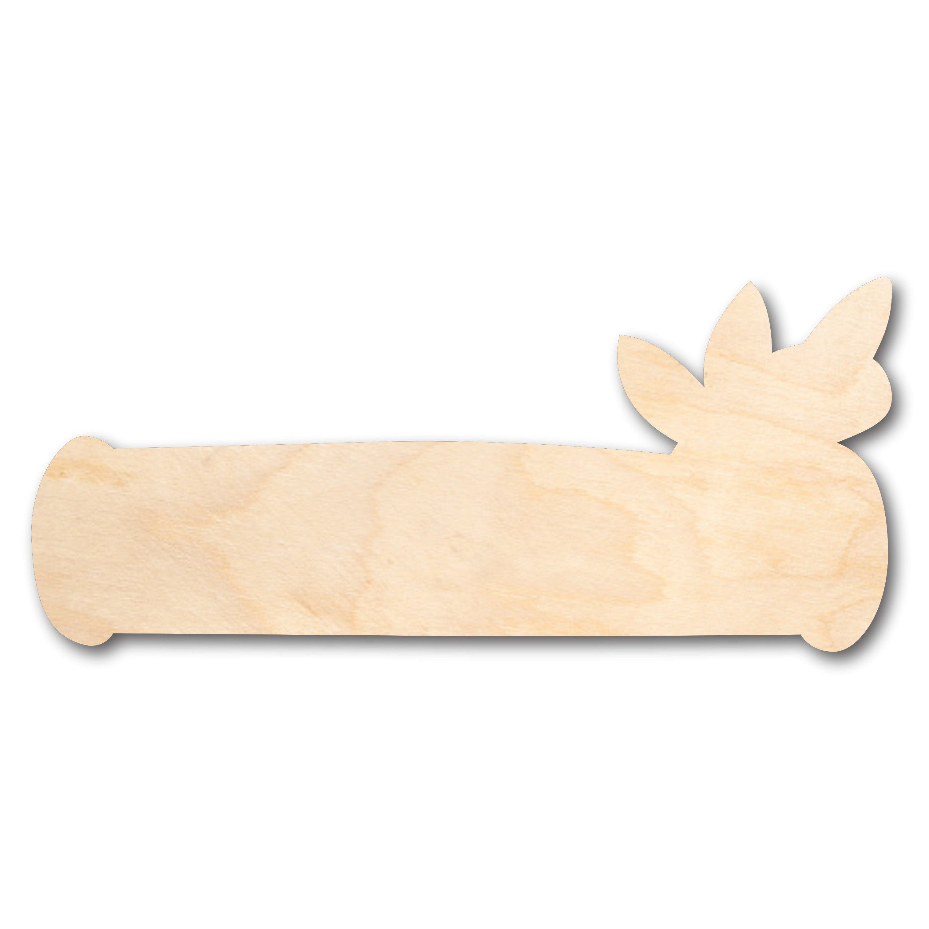 Unfinished Wood Log-Shape DIY Craft Items - Ideal for Up to 46 Do-It-Yourself Projects