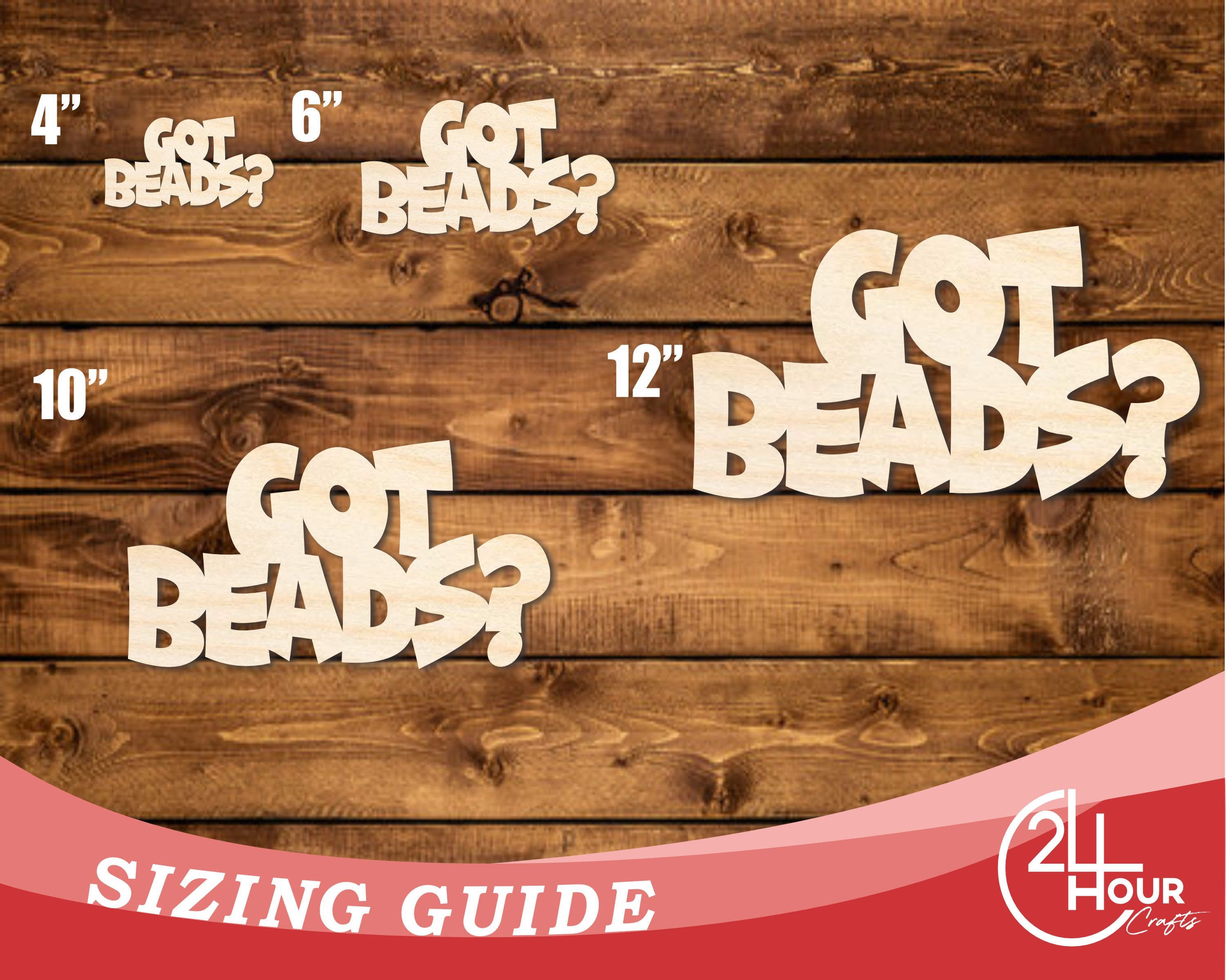 DIY Unfinished Baltic Birch Wood Bead Shapes up to 46 Inches