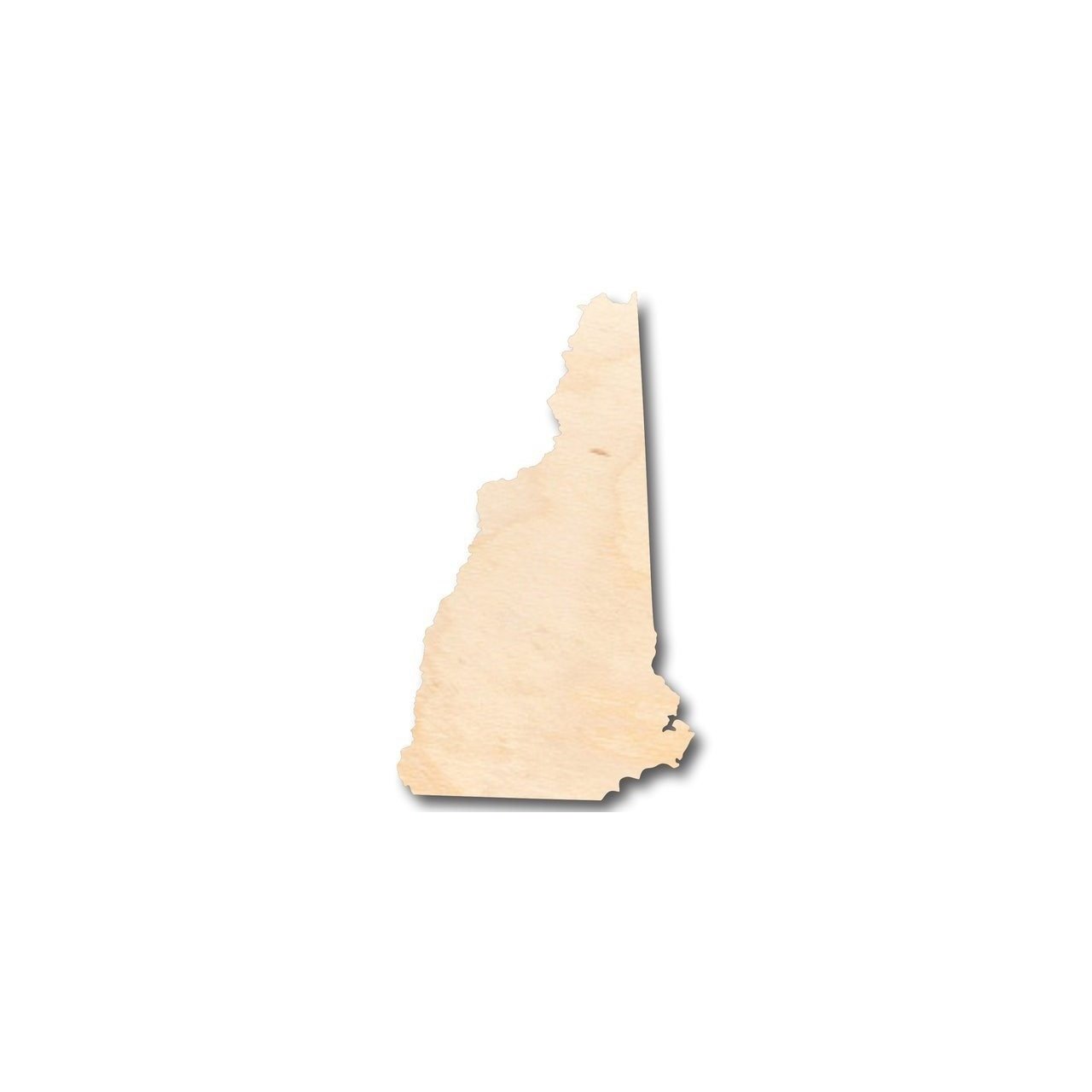 DIY Unfinished New Hampshire State Shape Wood Craft up to 46