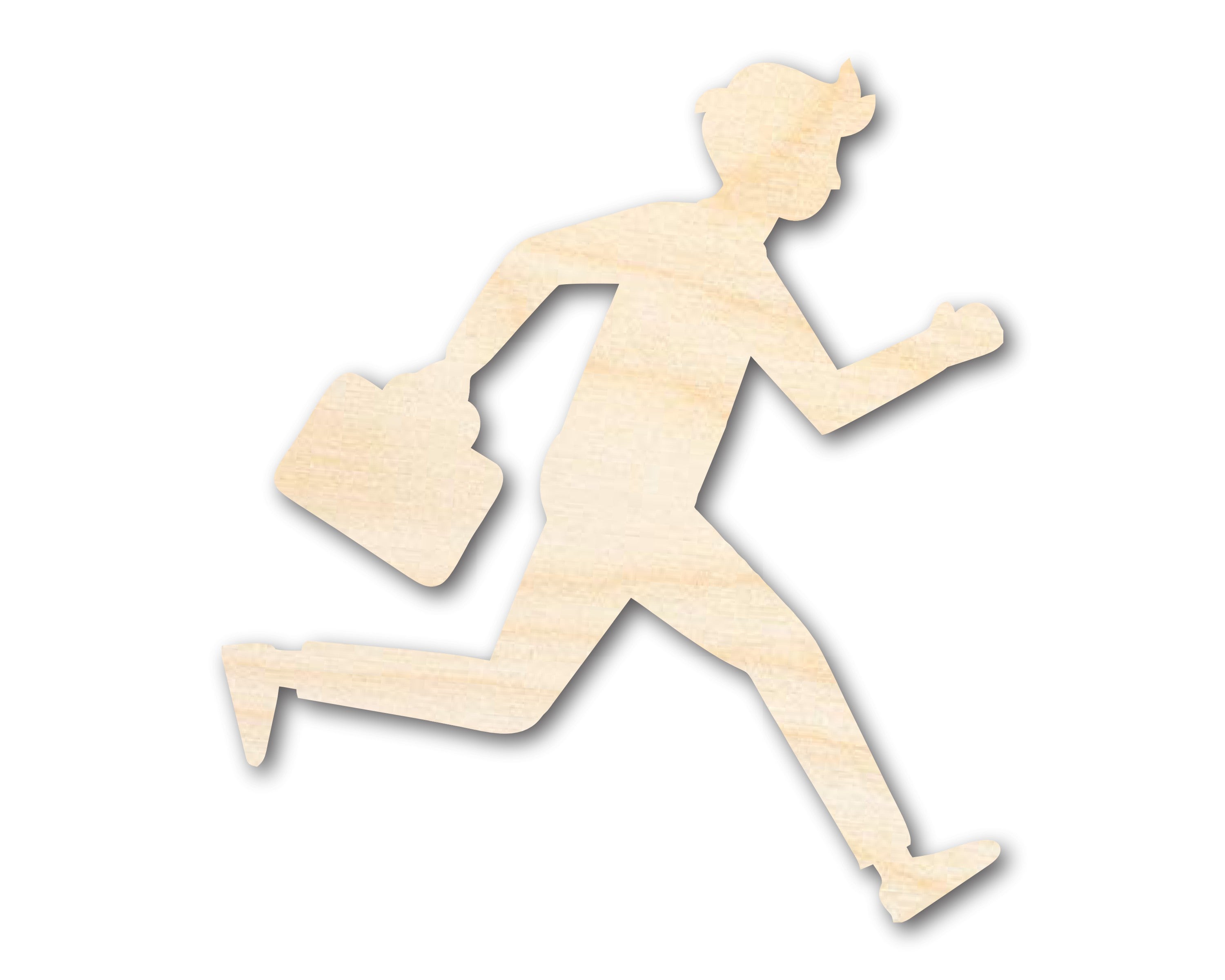 DIY Unfinished Baltic Birch Business Man Shape Cutout up to 46 Inches