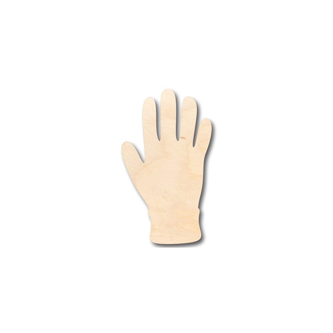 Unfinished Wood Gloves Shaped DIY Craft Supplies for Winter and Work, Suitable for up to 46 DIY Projects