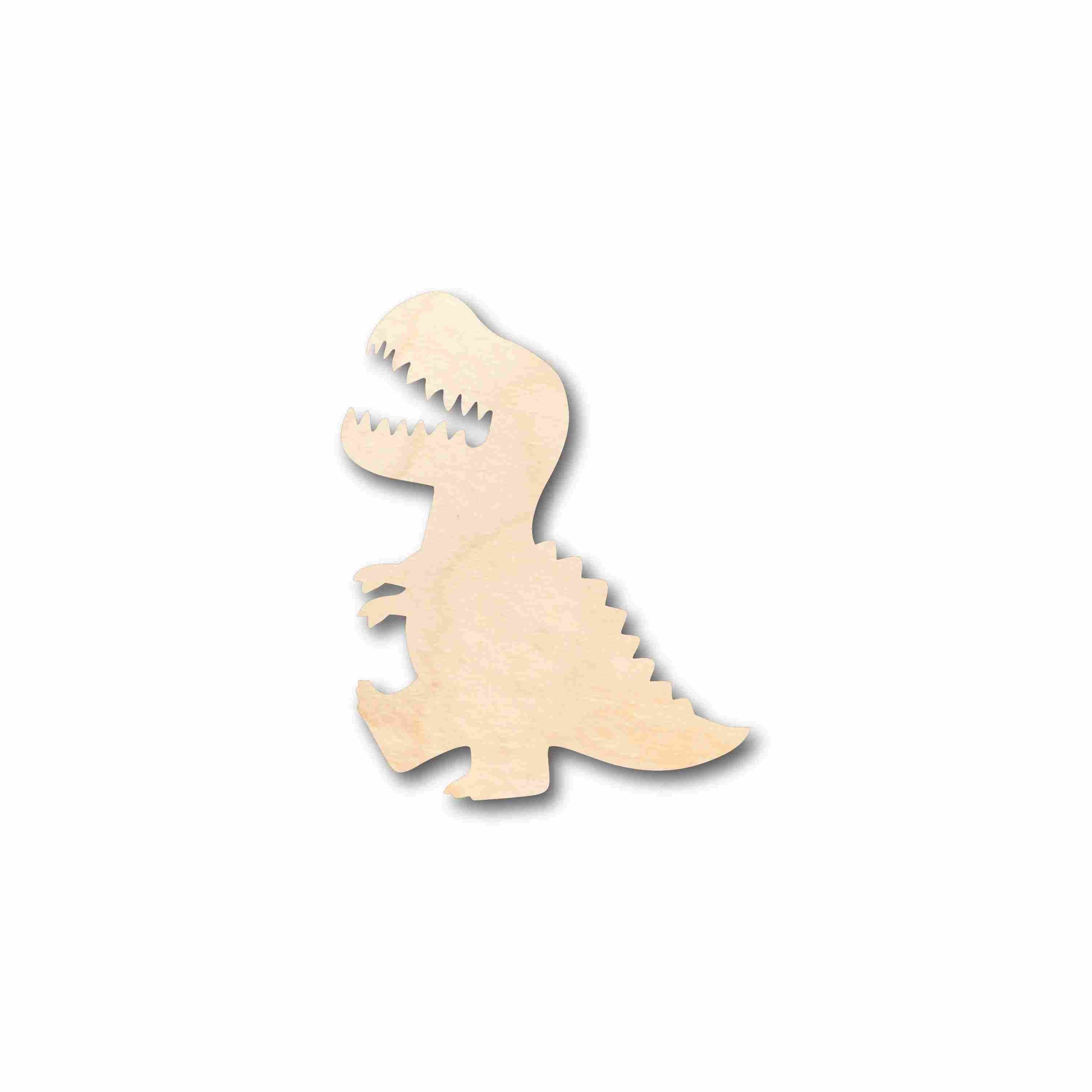 DIY Unfinished Baltic Birch Wood T-Rex Silhouette up to 46 Inches