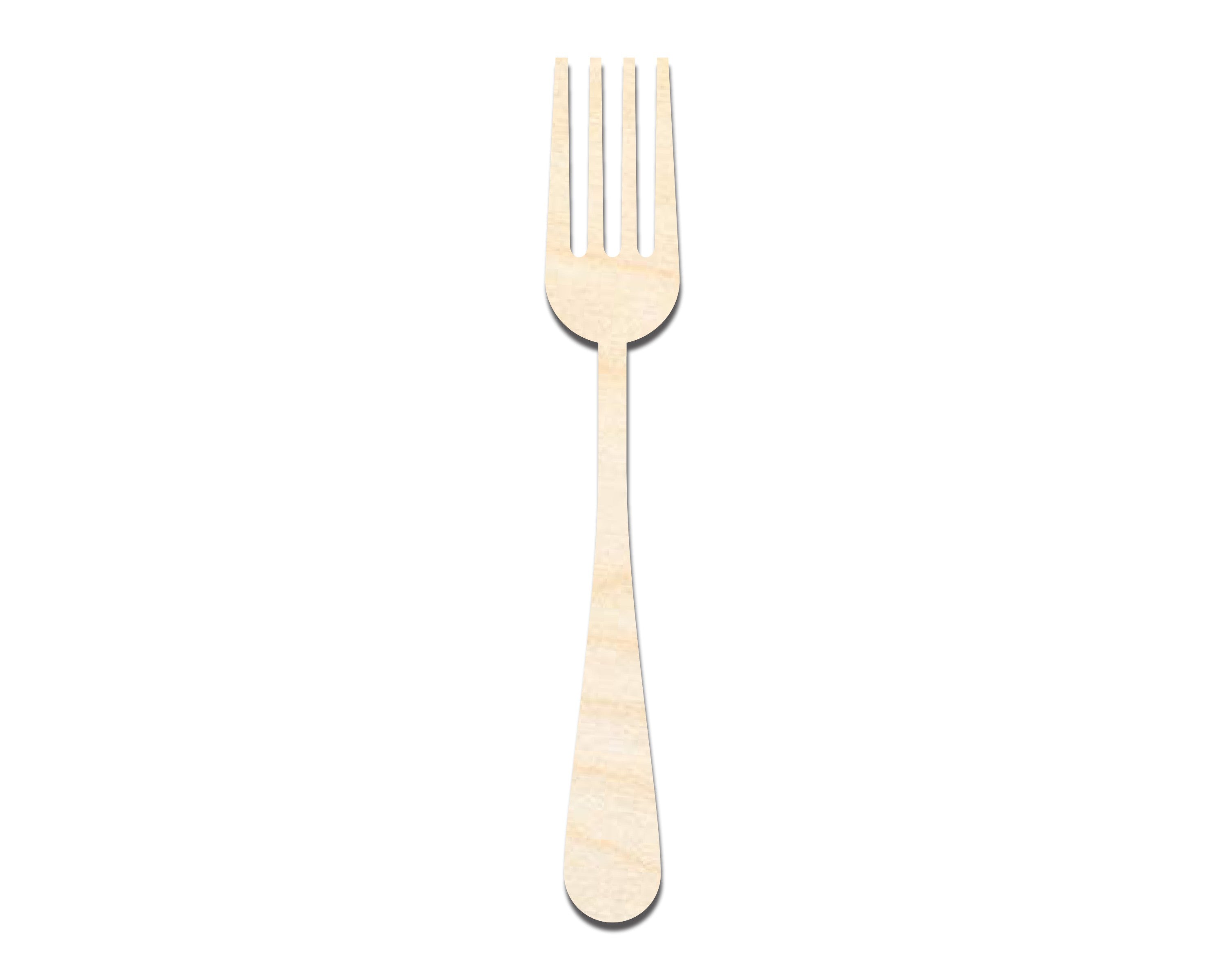 Unfinished Wood Fork - Shaped Craft Items for Up to 46 Do - It - Yourself Projects