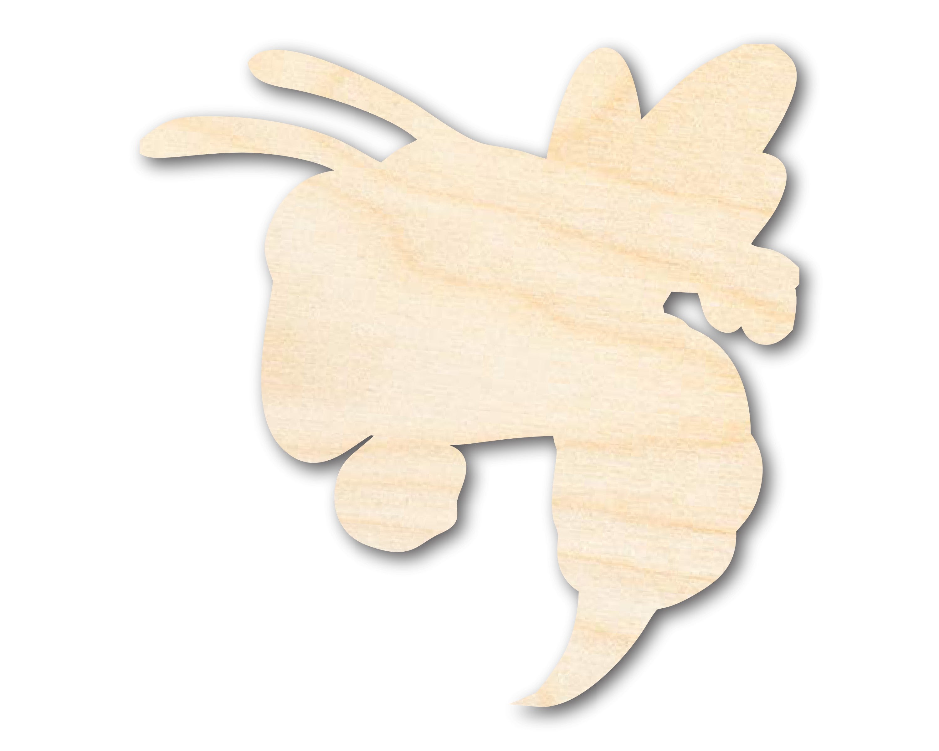 DIY Unfinished Baltic Birch Wood Hornet Mascot Cutout up to 46 Inches