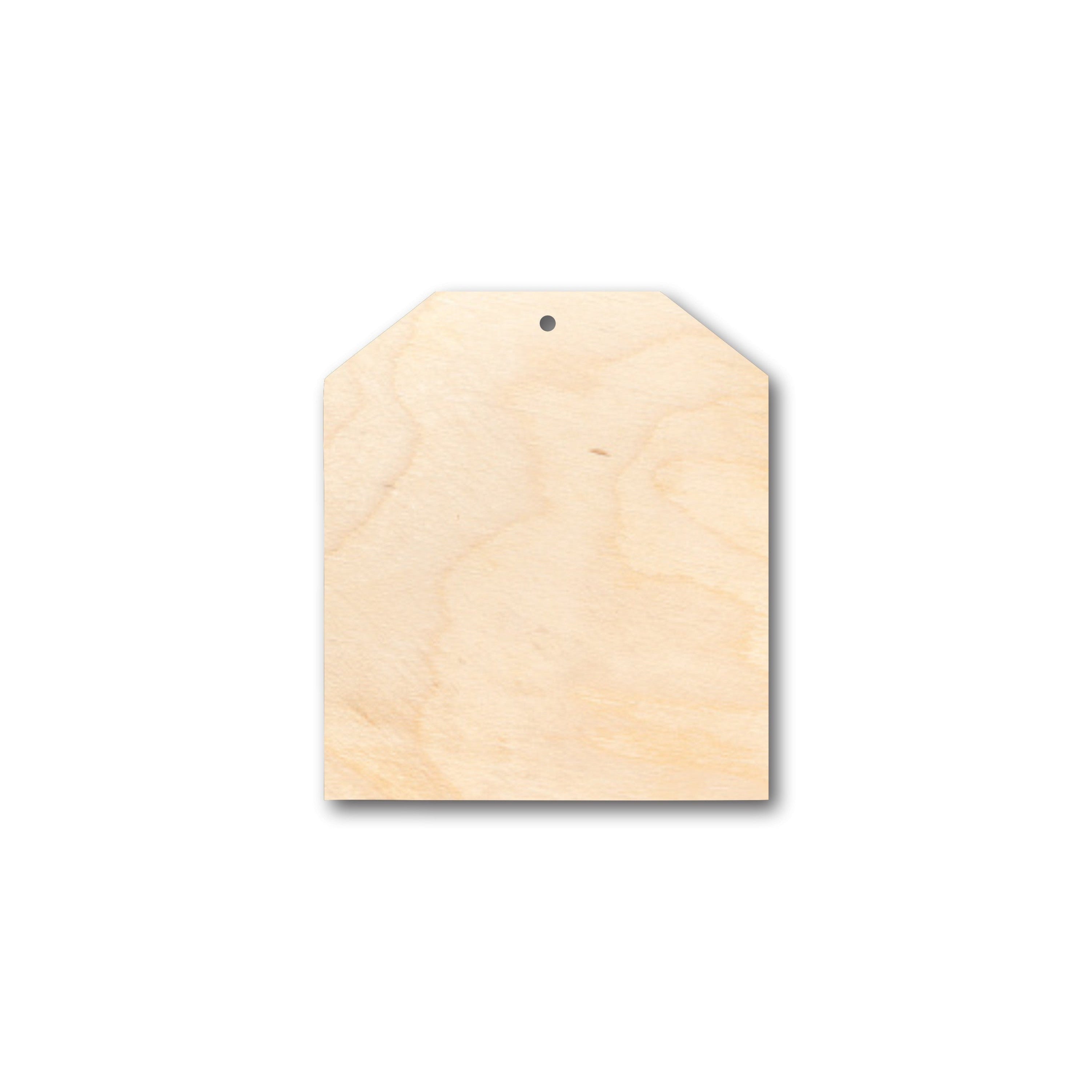 DIY Unfinished Wood Gift Tag Shapes - Up to 46 Pieces for Crafts