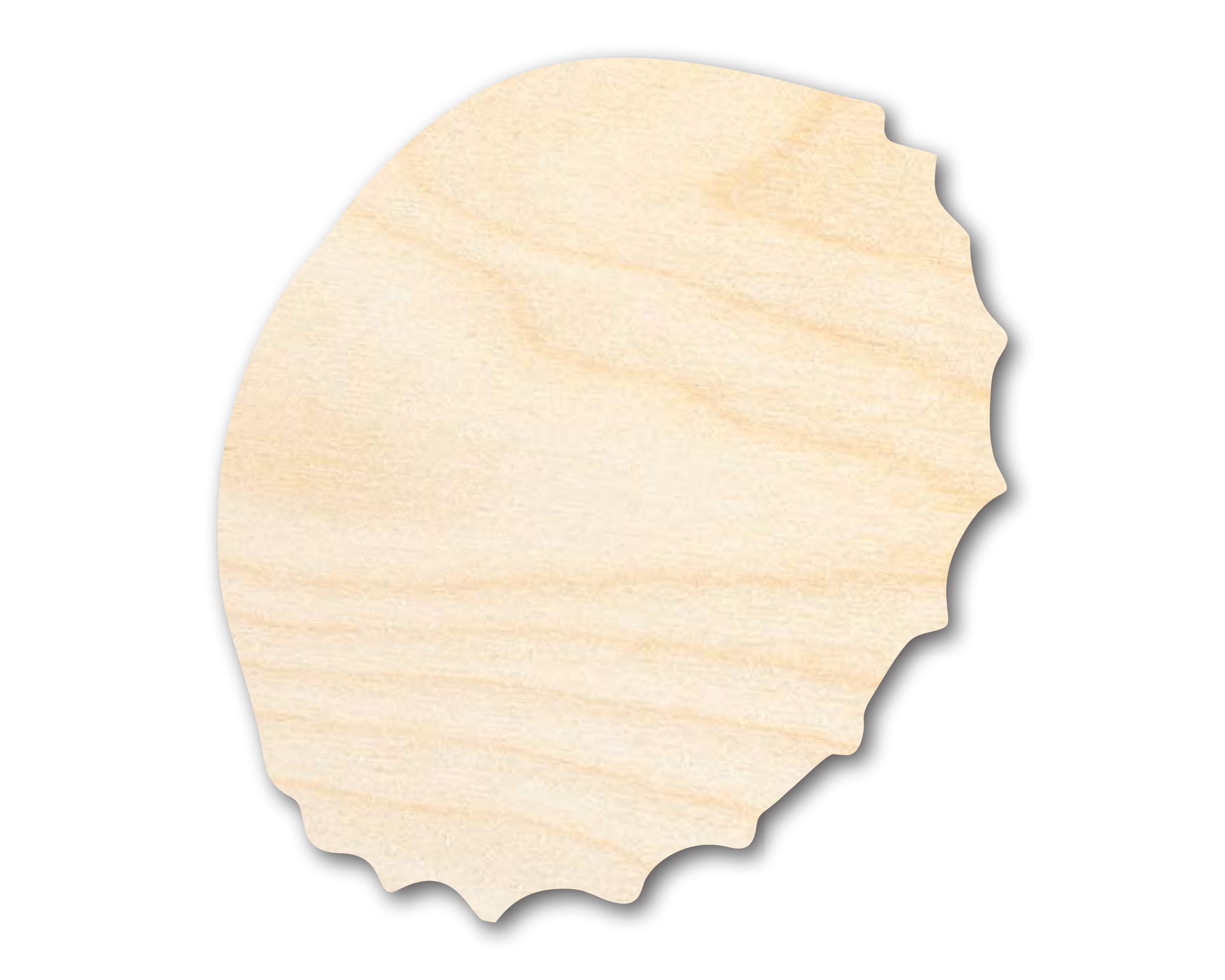 Unfinished DIY Craft Cutouts in Bottle Cap Shape | Up to 46 Pieces for Do - It - Yourself Projects