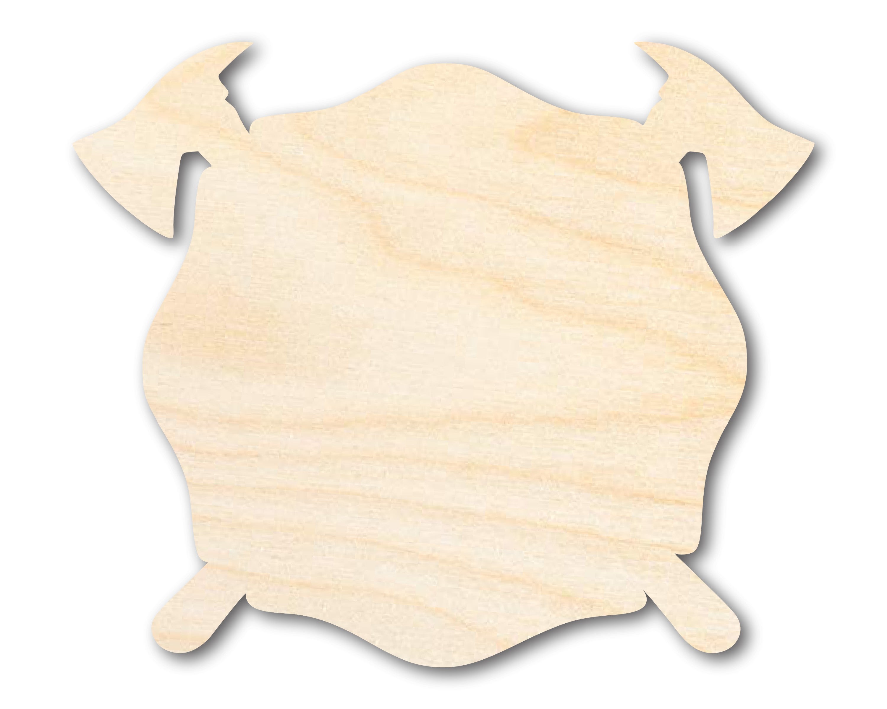 DIY Unfinished Firefighter Symbol Shape Cutouts - Up to 46 for Your Crafts