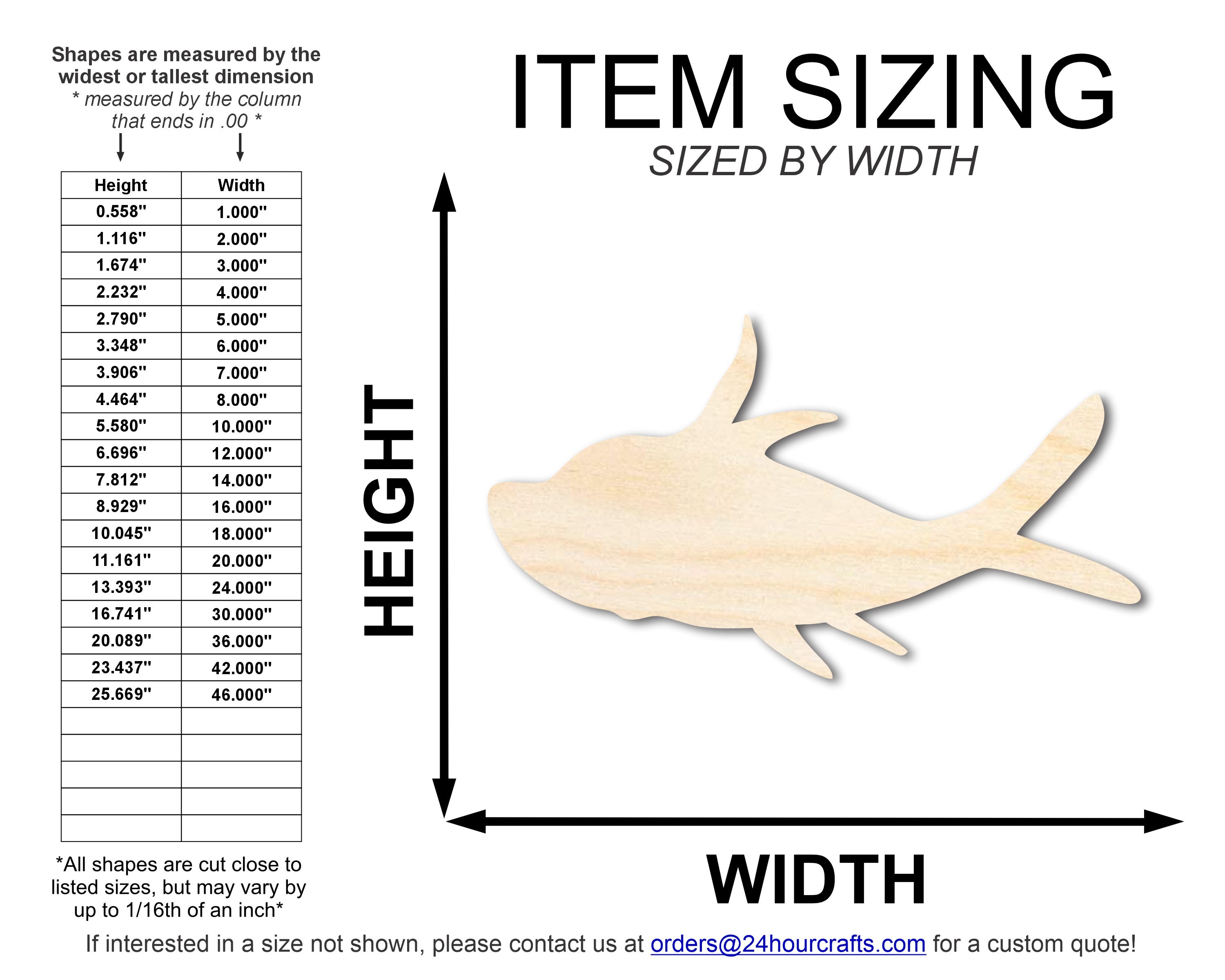 Unfinished DIY Craft Cartoon Fish Wood Cutout Shape with up to 46 DIY Options