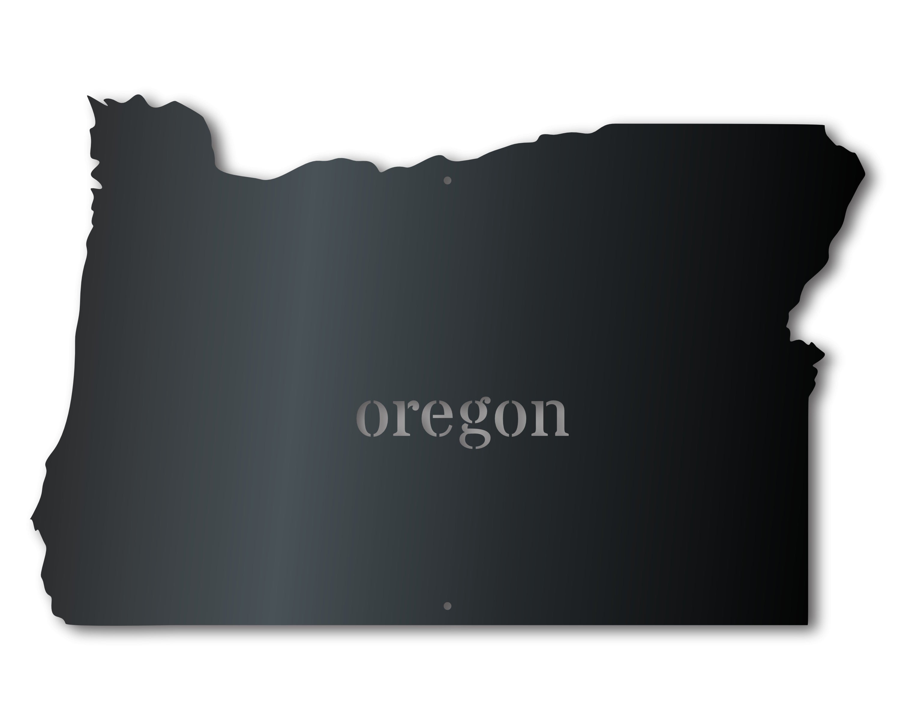 Customizable Metal Wall Art - 14 Color Options - Metal US State Sign Representing Oregon