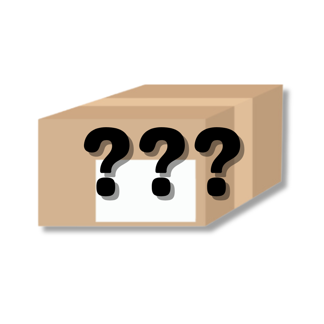 1LB Assorted Shapes Unfinished Wood Mystery Craft Box for Creative Projects