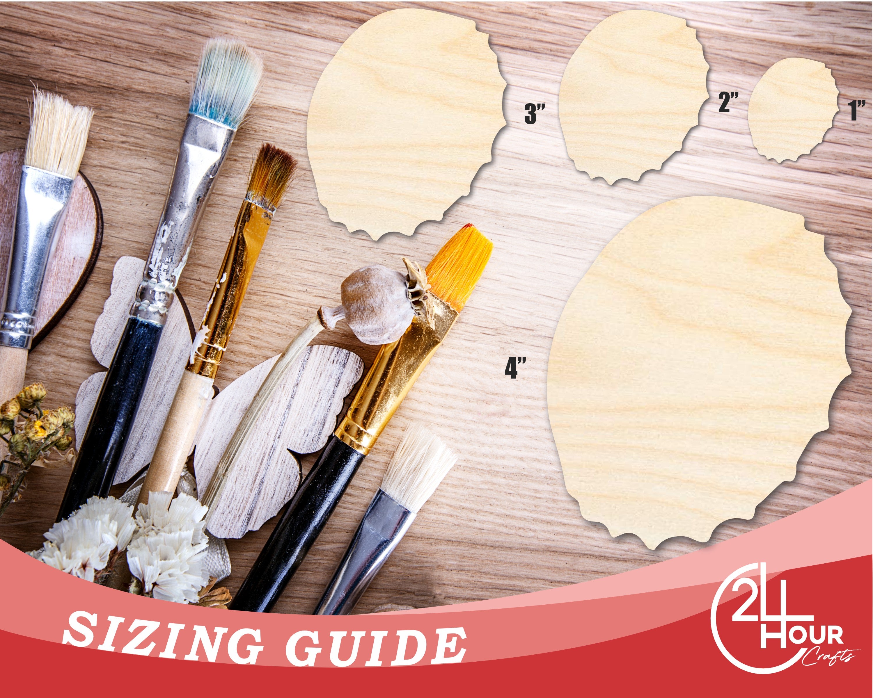 Unfinished DIY Craft Cutouts in Bottle Cap Shape | Up to 46 Pieces for Do - It - Yourself Projects