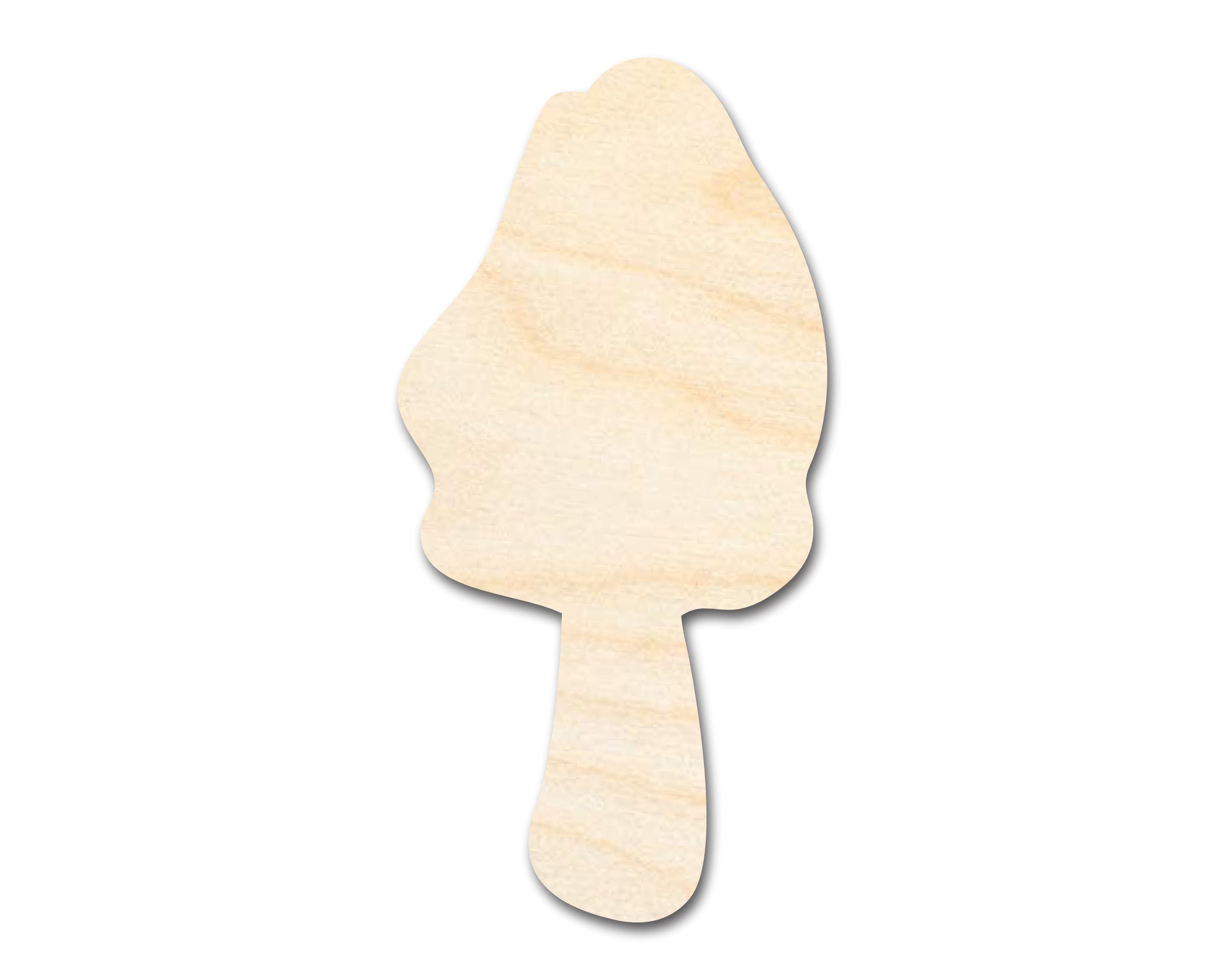 DIY Unfinished Morel Mushroom Silhouette Cutouts - Up to 46 Sizes