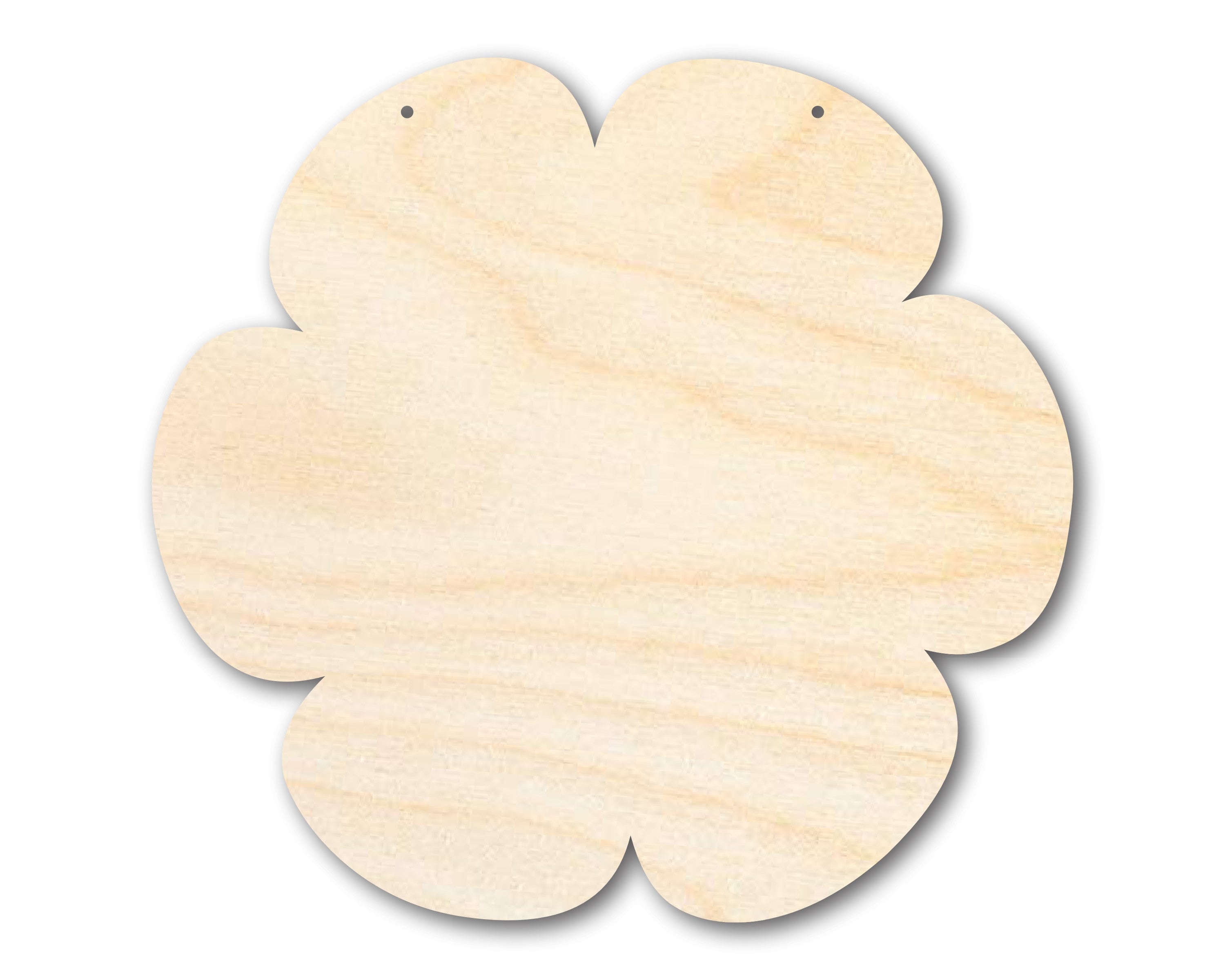 DIY Unfinished Flower-Shaped Door Hanger Craft Cutout - Up to 46 DIY Options