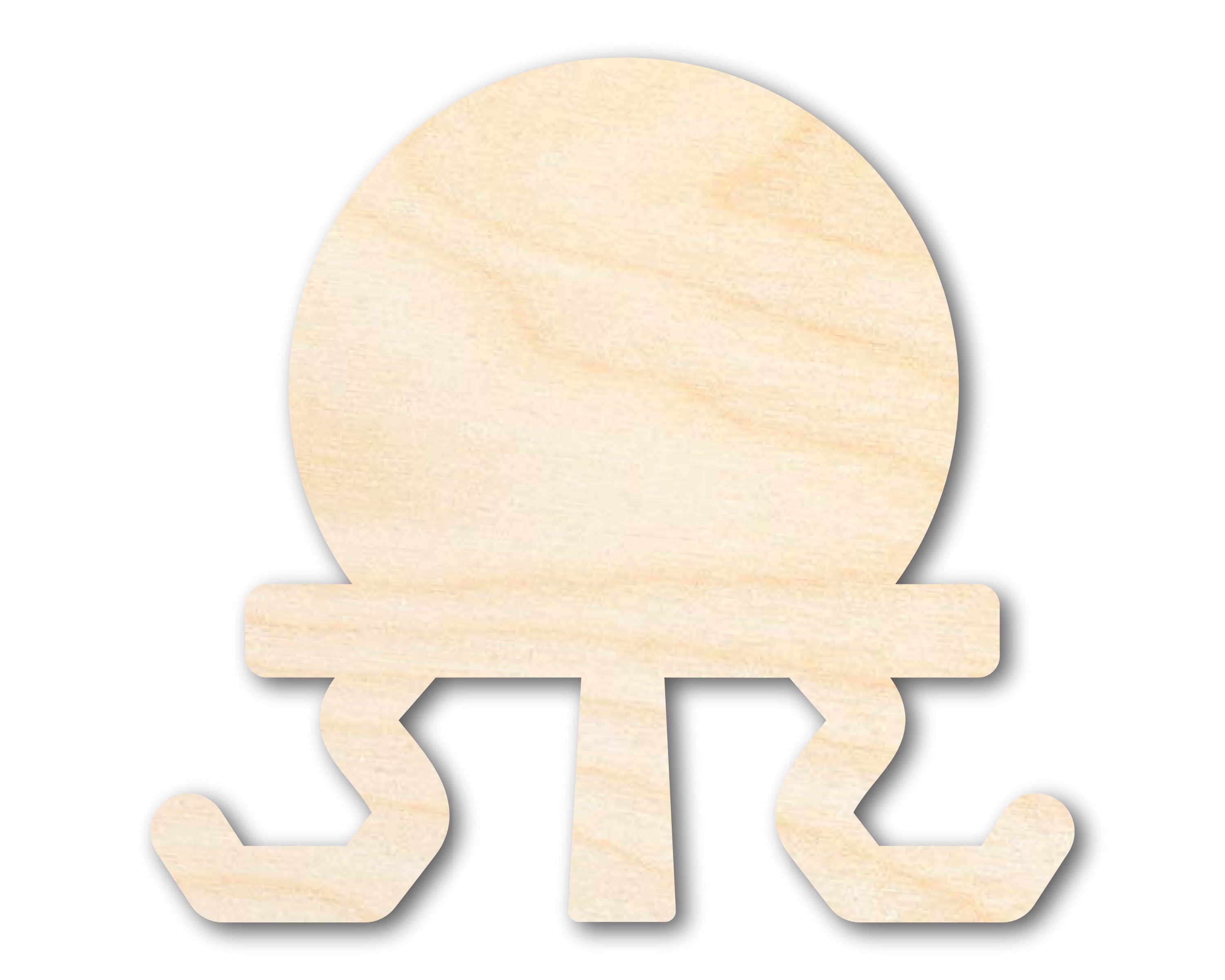 Unfinished DIY Crystal Ball Shape Craft Cutouts, Available up to 46 Inches for Various Craft Projects