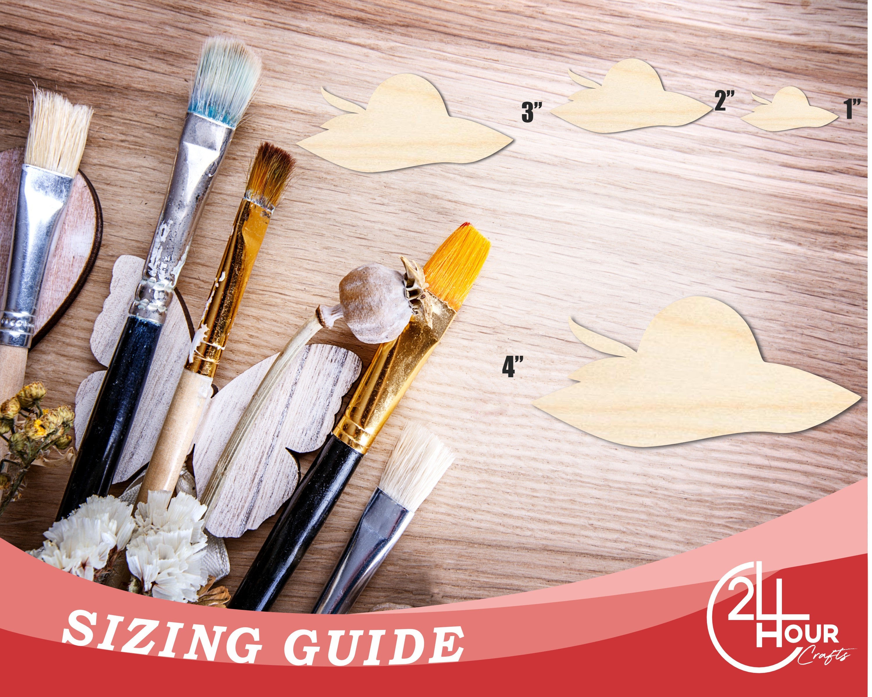 Unfinished DIY Fascinator Hat Cutouts, Up to 46 Pieces for Your Craft Projects