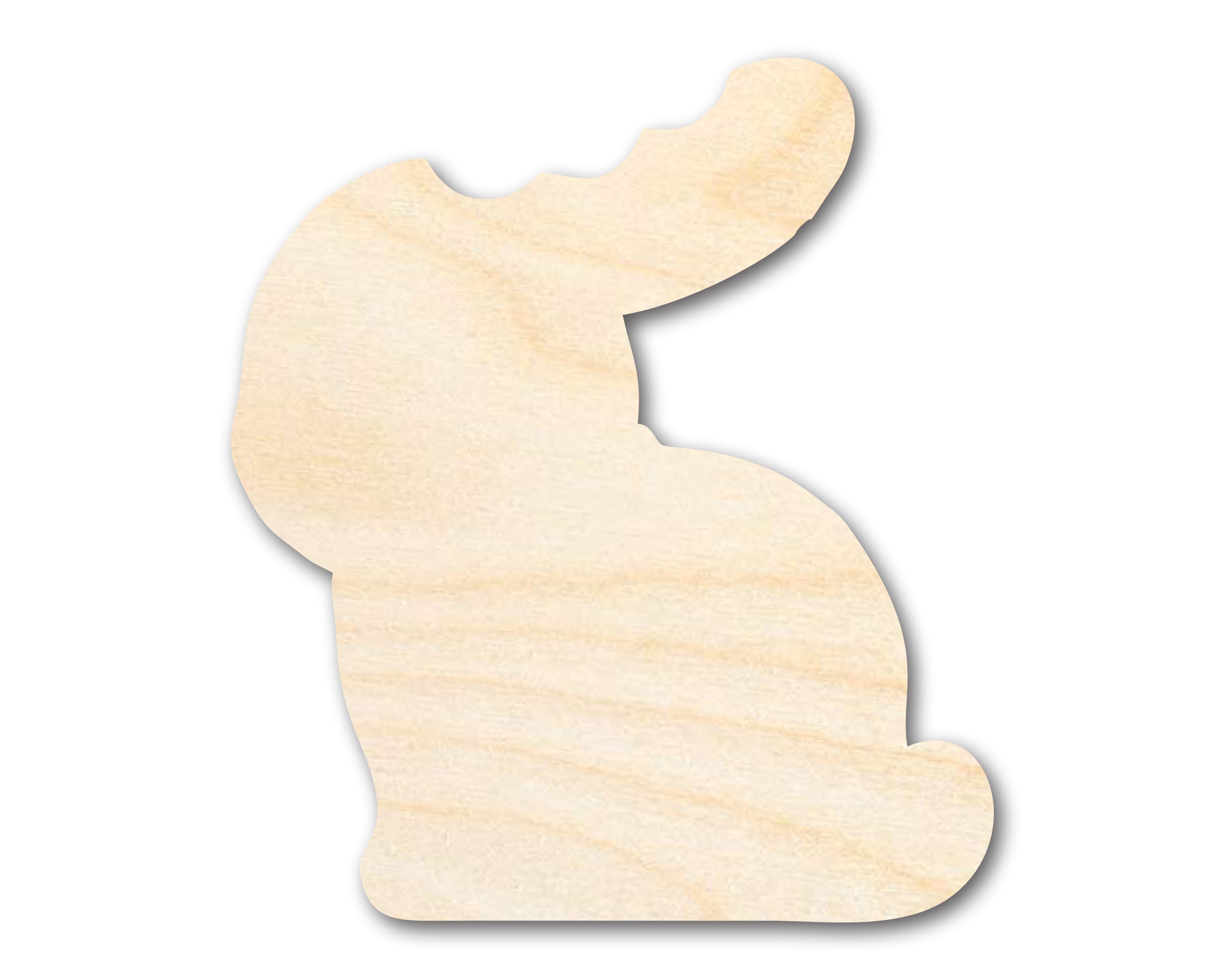 DIY Unfinished Easter Chocolate Bunny Shape Cutouts - Up to 46 Pieces