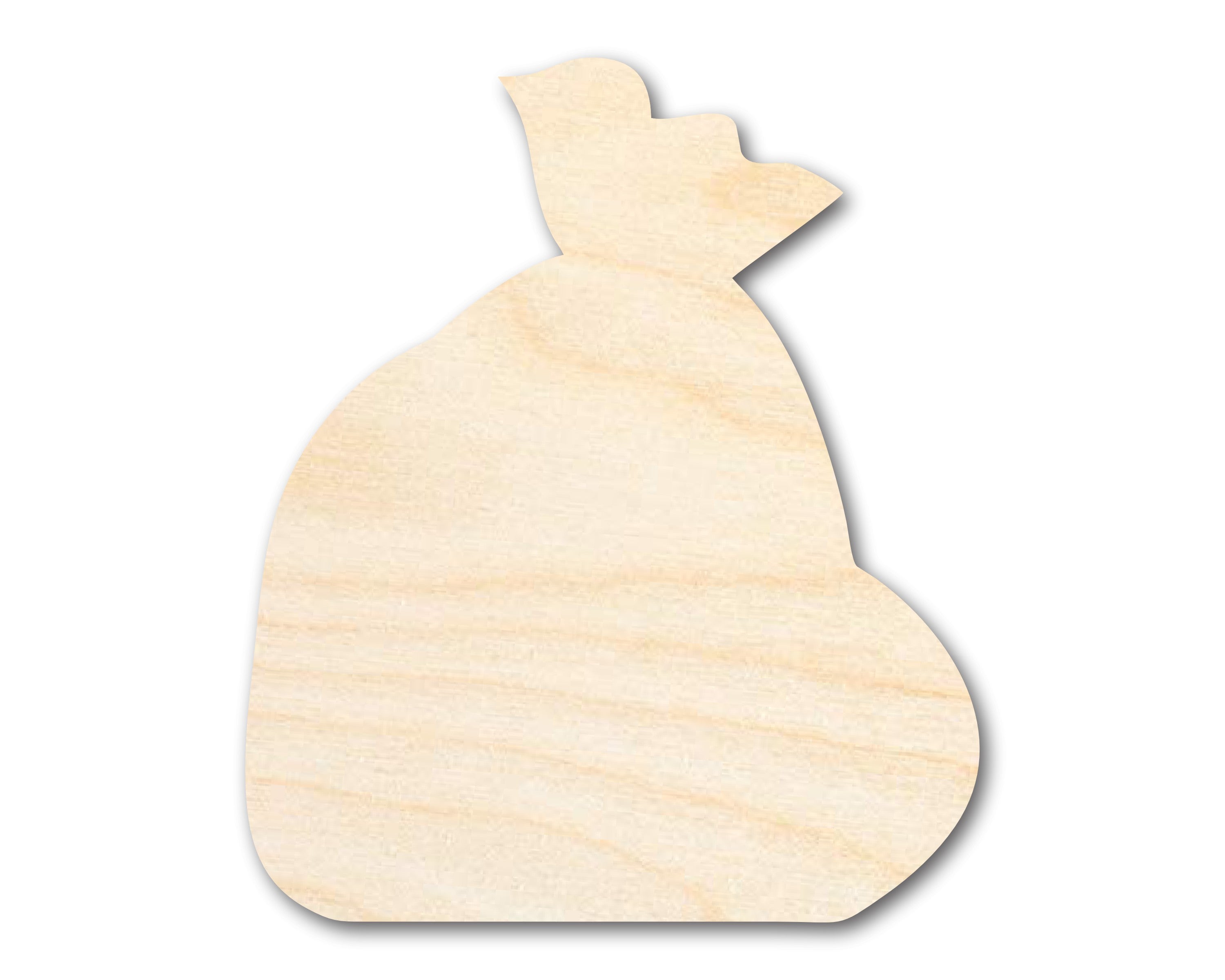 Unfinished DIY Craft Cutouts in Trash Bag Shape - Up to 46 Pieces for Do - It - Yourself Projects