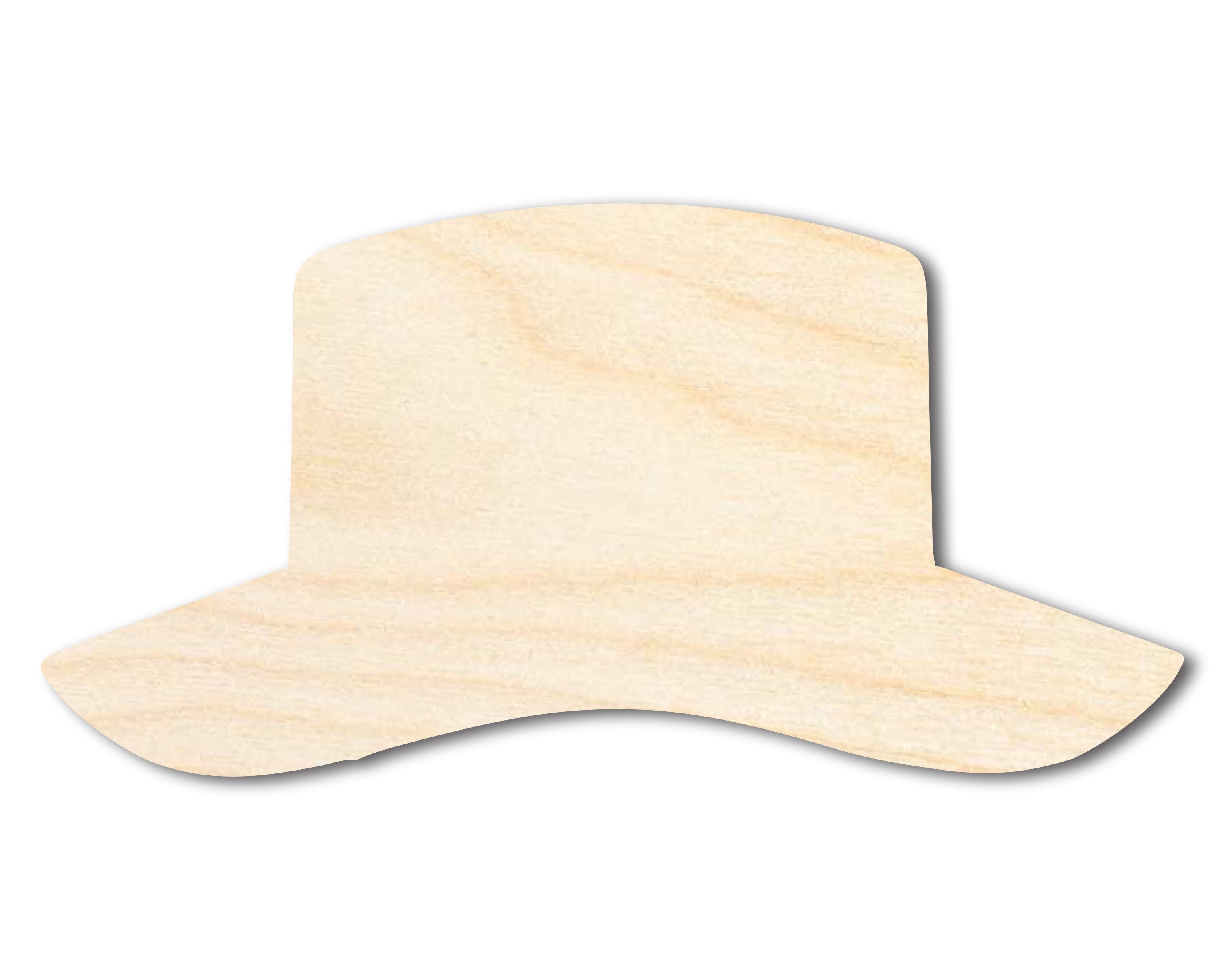 DIY Unfinished Bucket Hat Shape Cutouts - Up to 46 Pieces for Your Craft Projects
