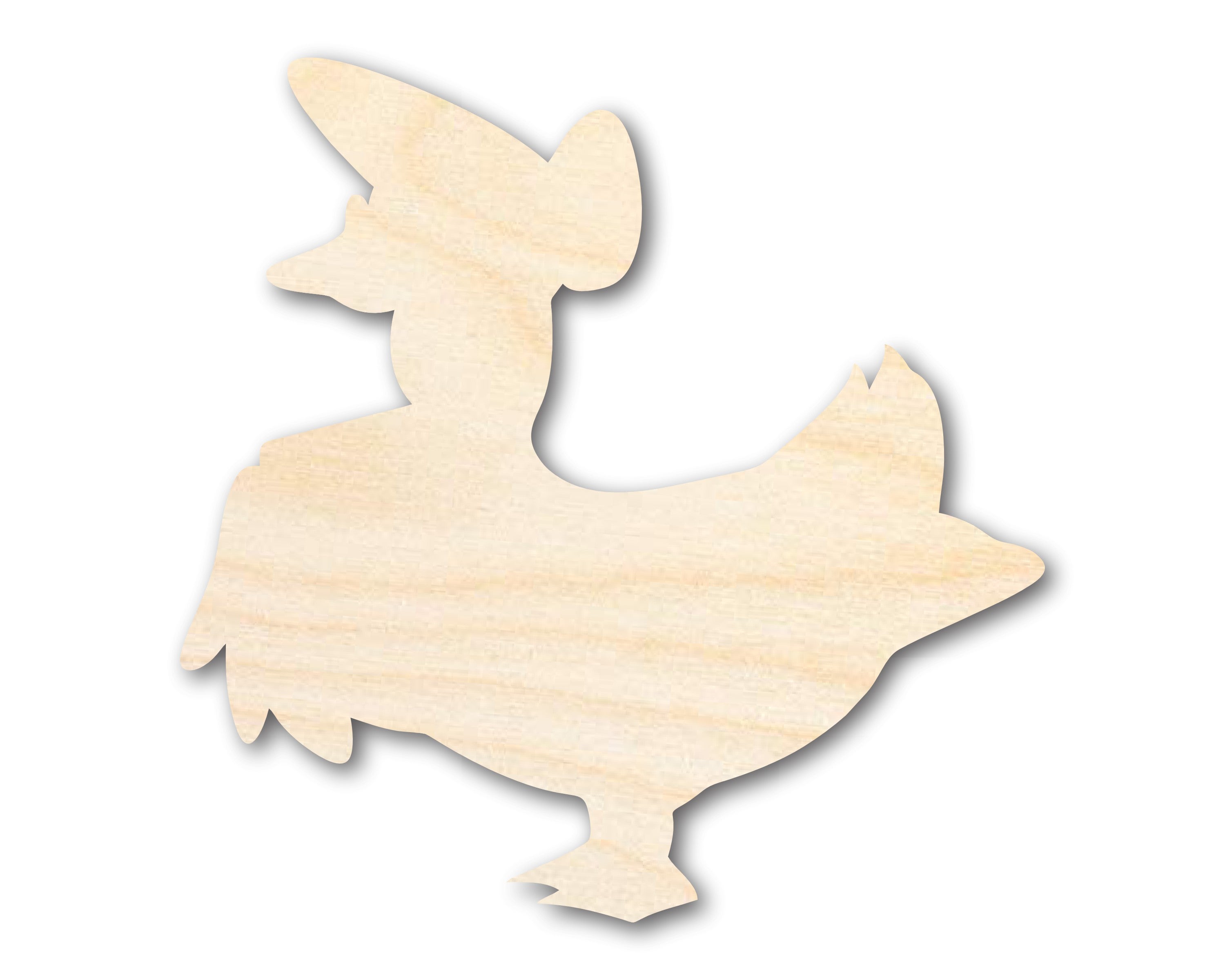 DIY Unfinished Mother Goose Wood Cutout Shape - Up to 46 Sizes for Crafts